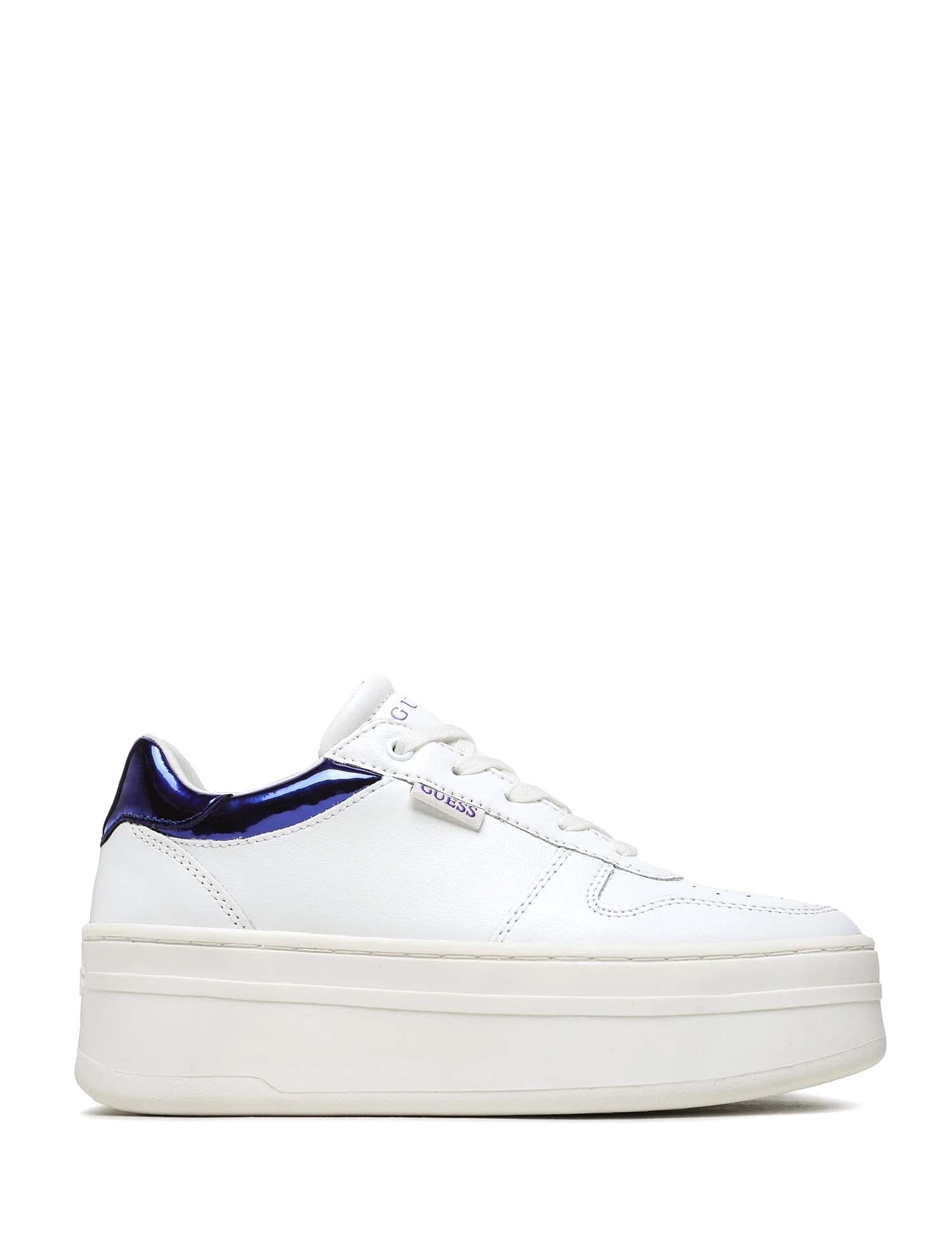 Sneakers Bianco Blu Guess