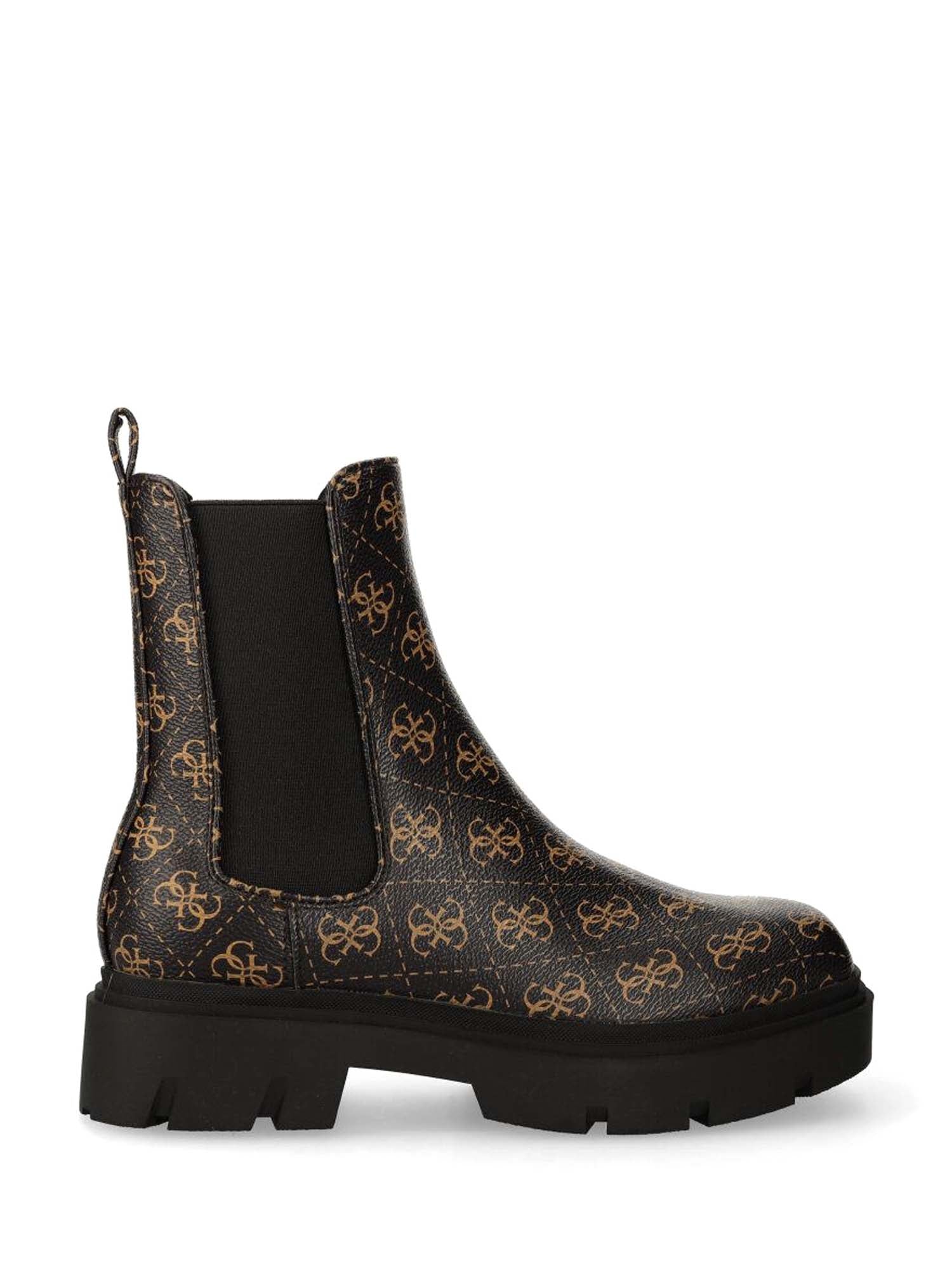 Stivaletti Nero E Marrone Guess