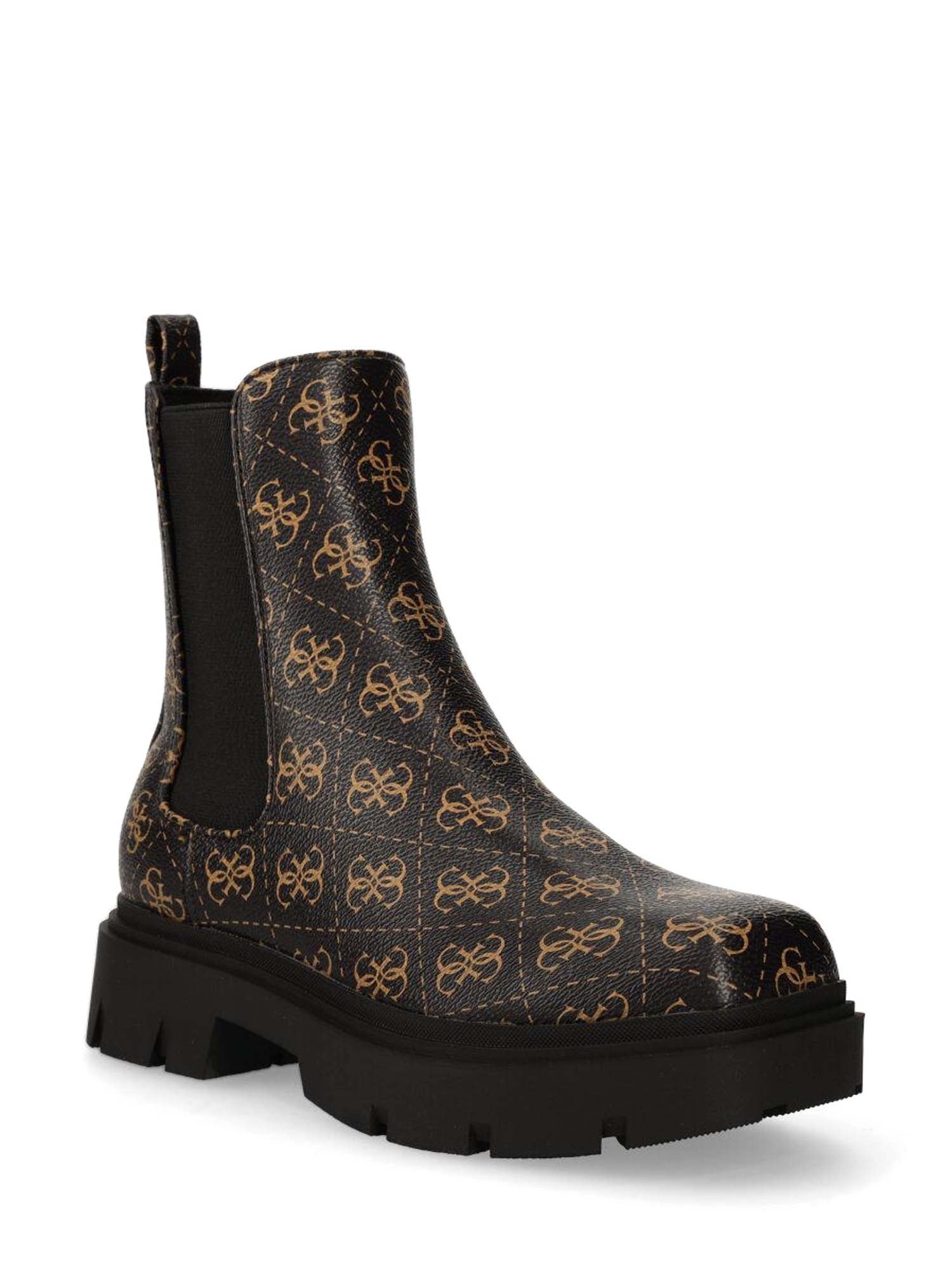 Stivaletti Nero E Marrone Guess