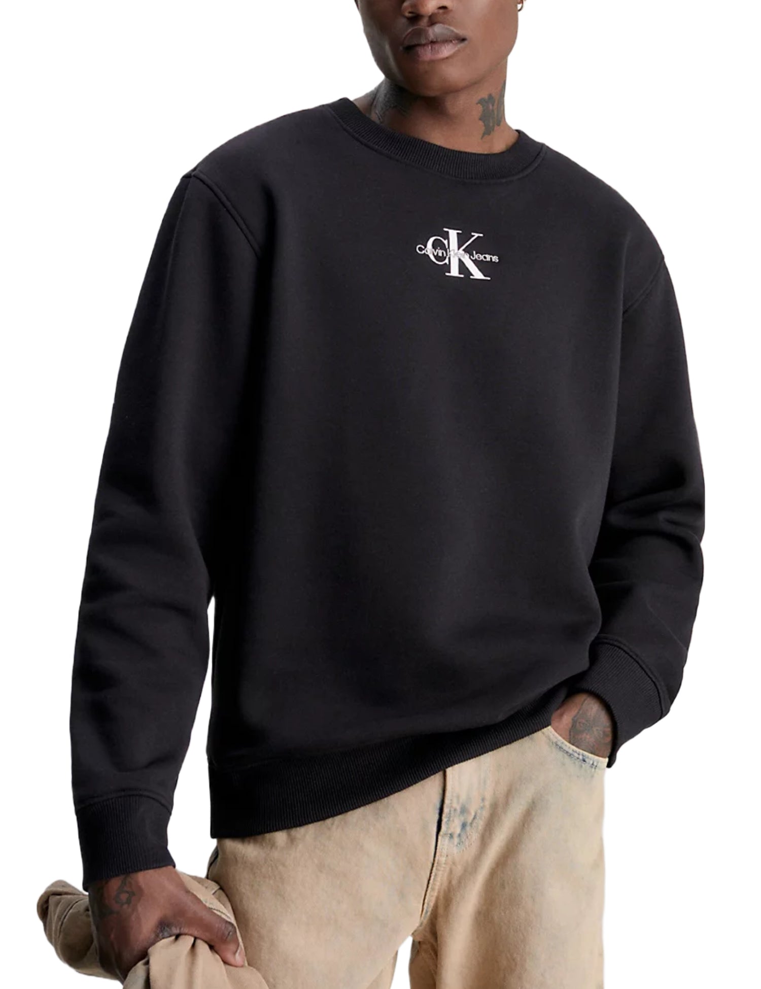 Felpe Nero Calvin Klein Jeans