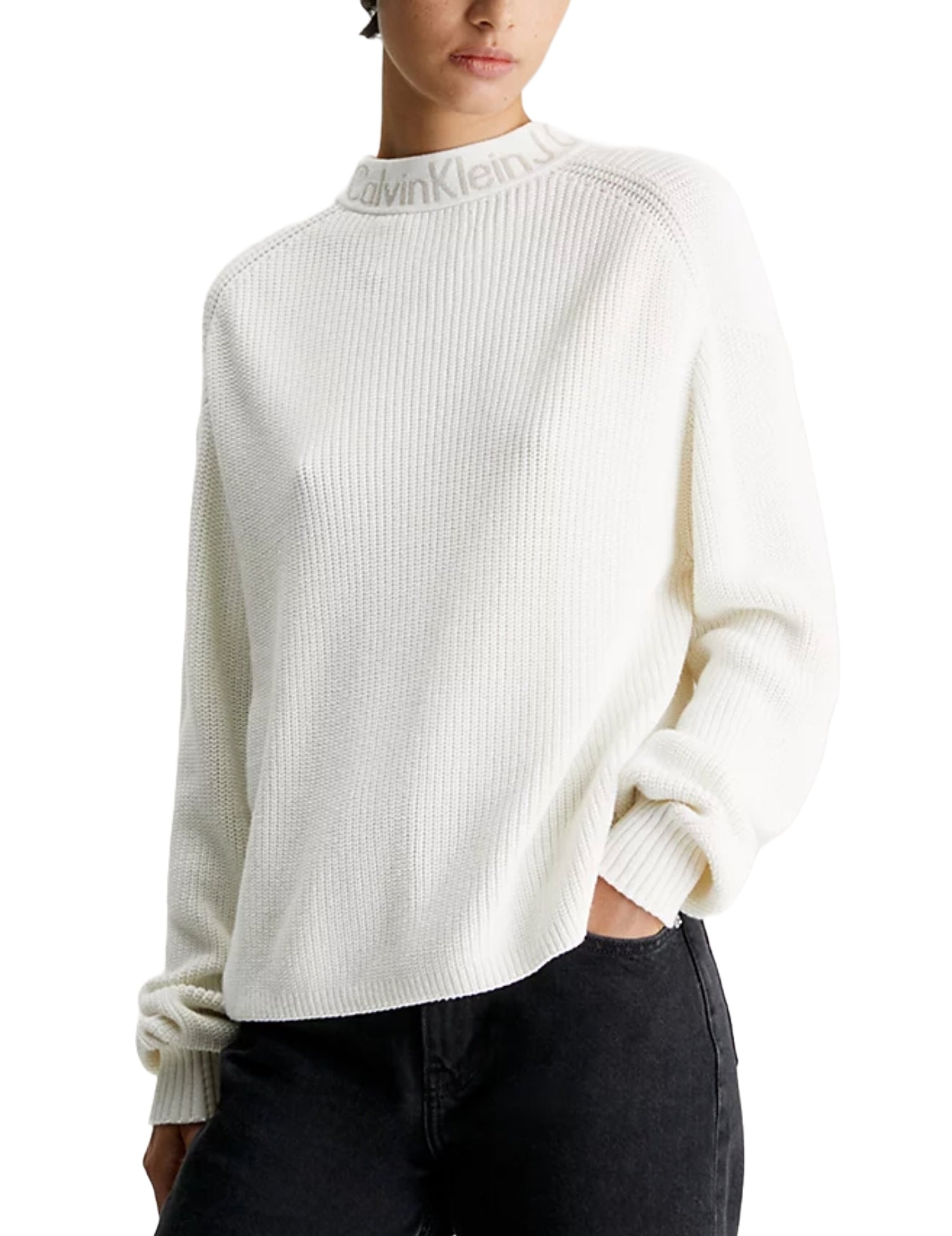 Maglioni Bianco Calvin Klein Jeans