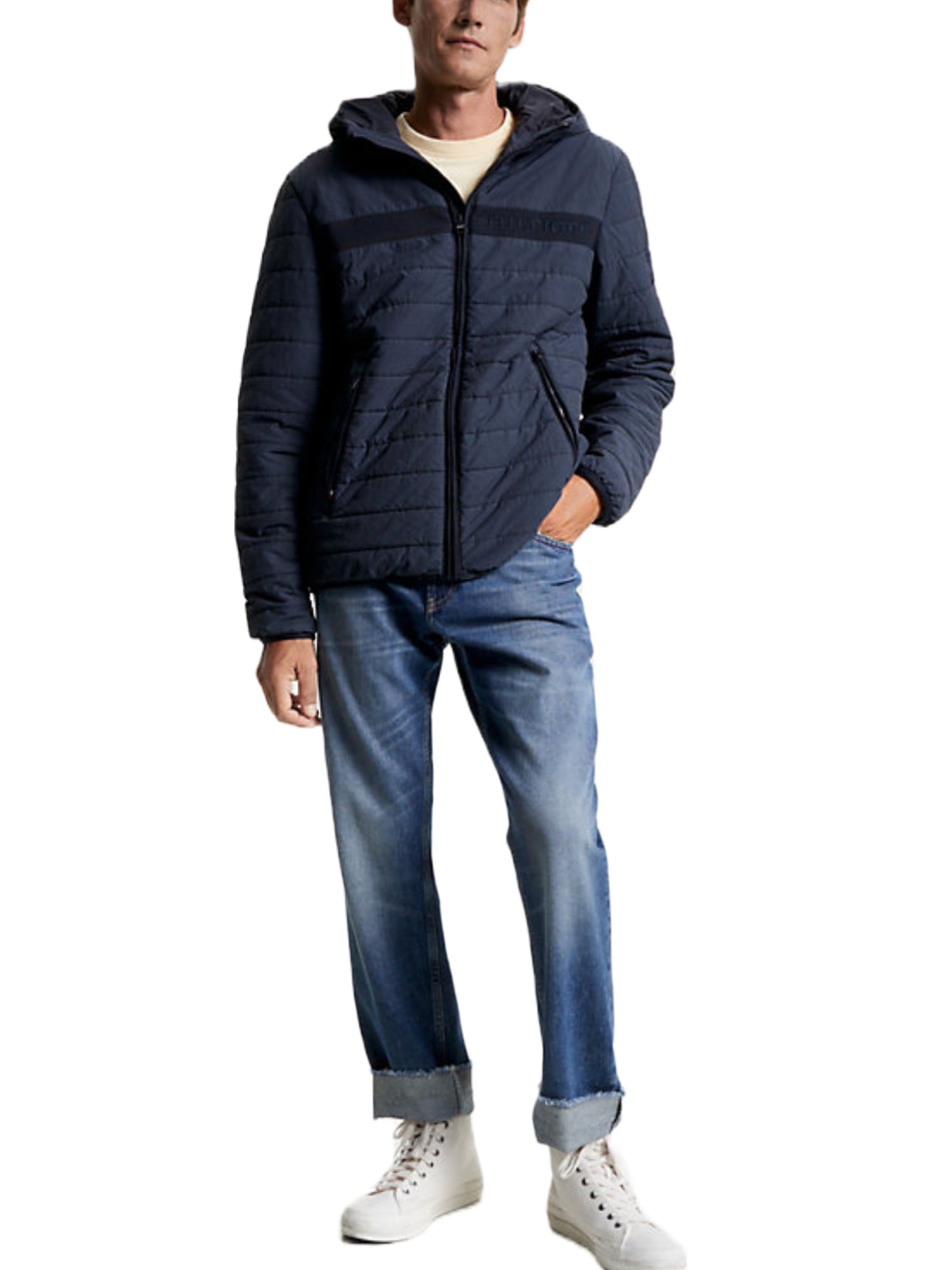 Piumini Blu Tommy Hilfiger