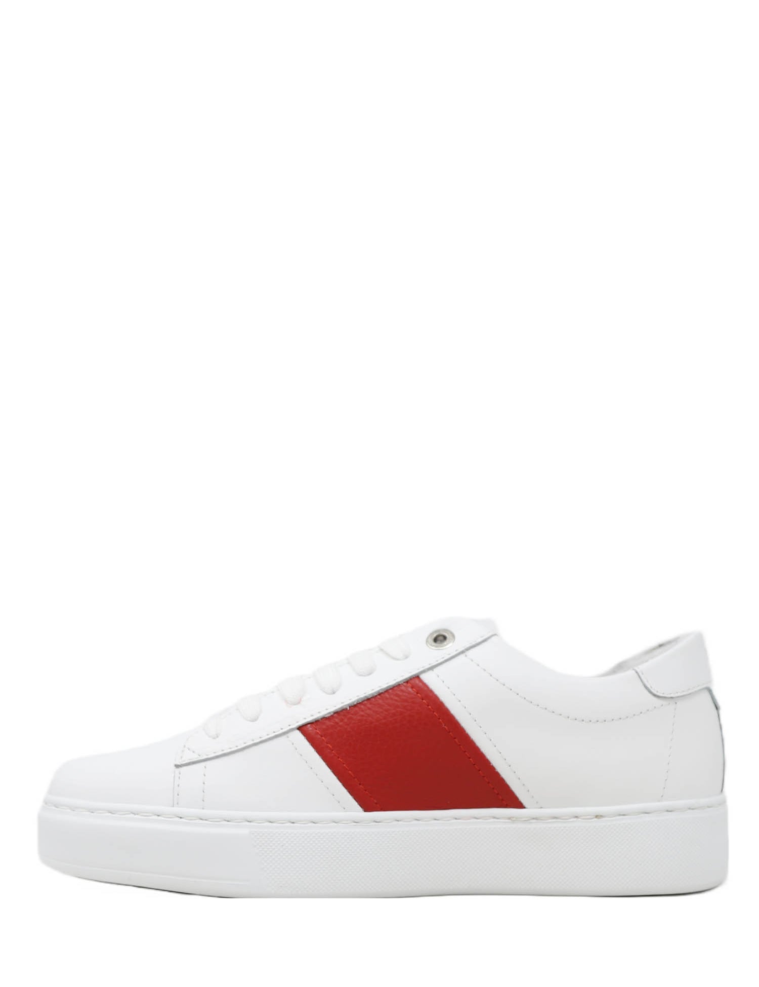 Sneakers Bianco Rosso Exton