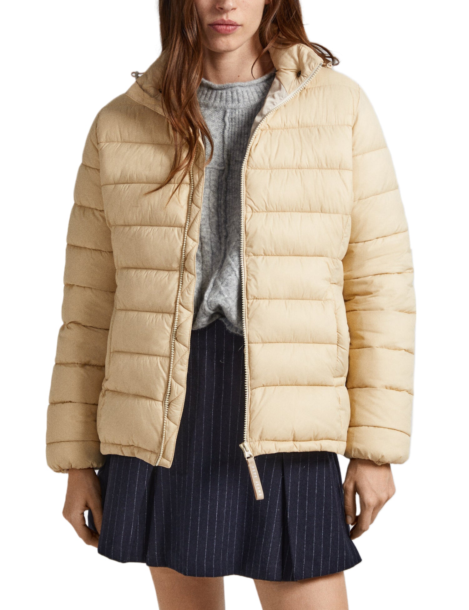 Piumini Beige Pepe Jeans