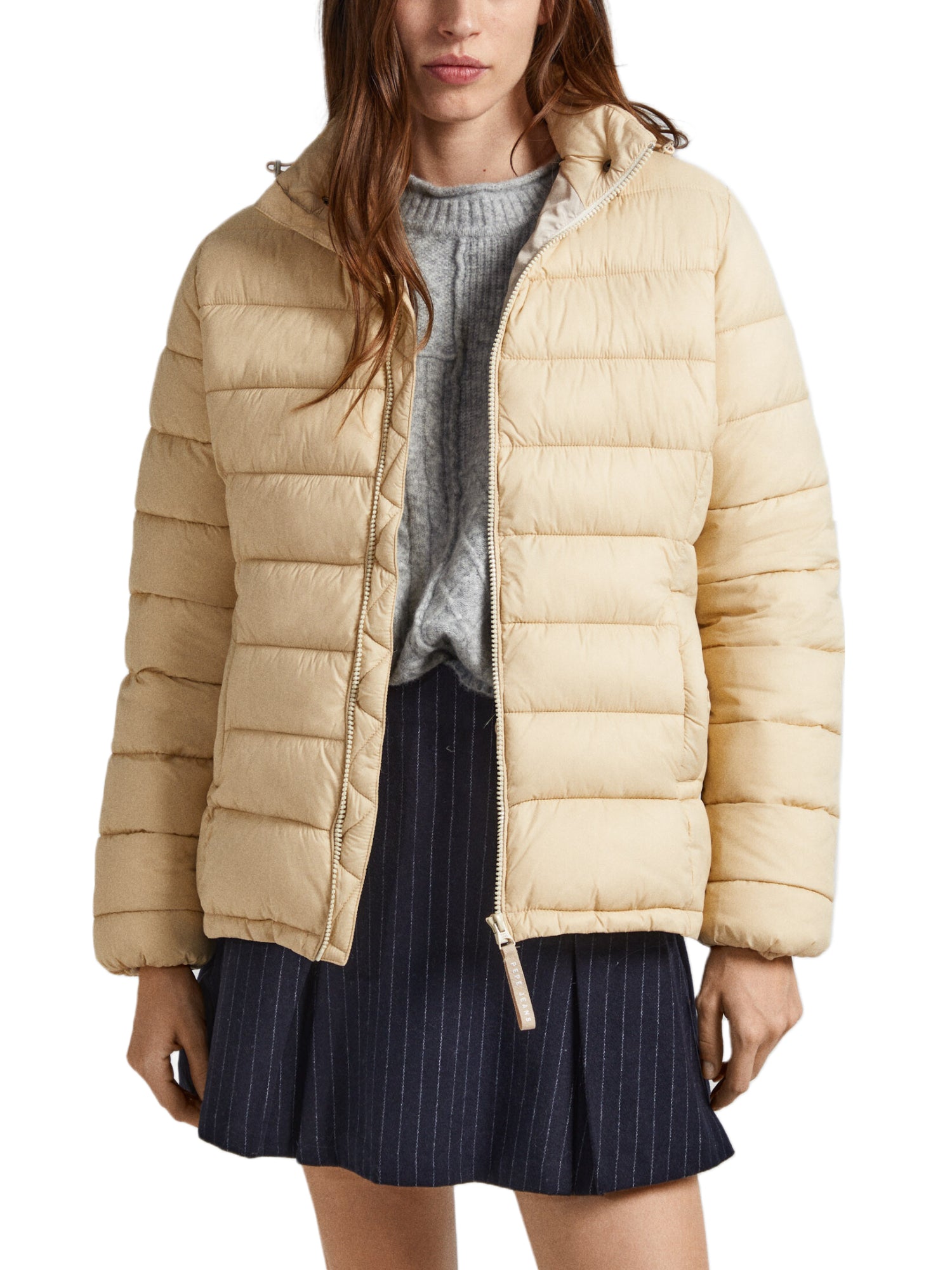 Piumini Beige Pepe Jeans