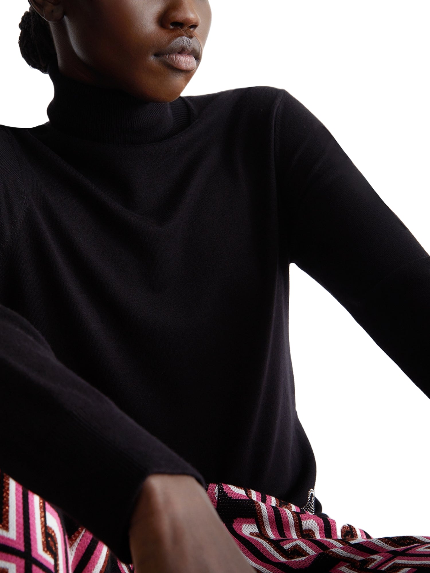 Maglie a collo alto Nero Liu-jo