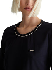T-shirt Nero Liu-jo
