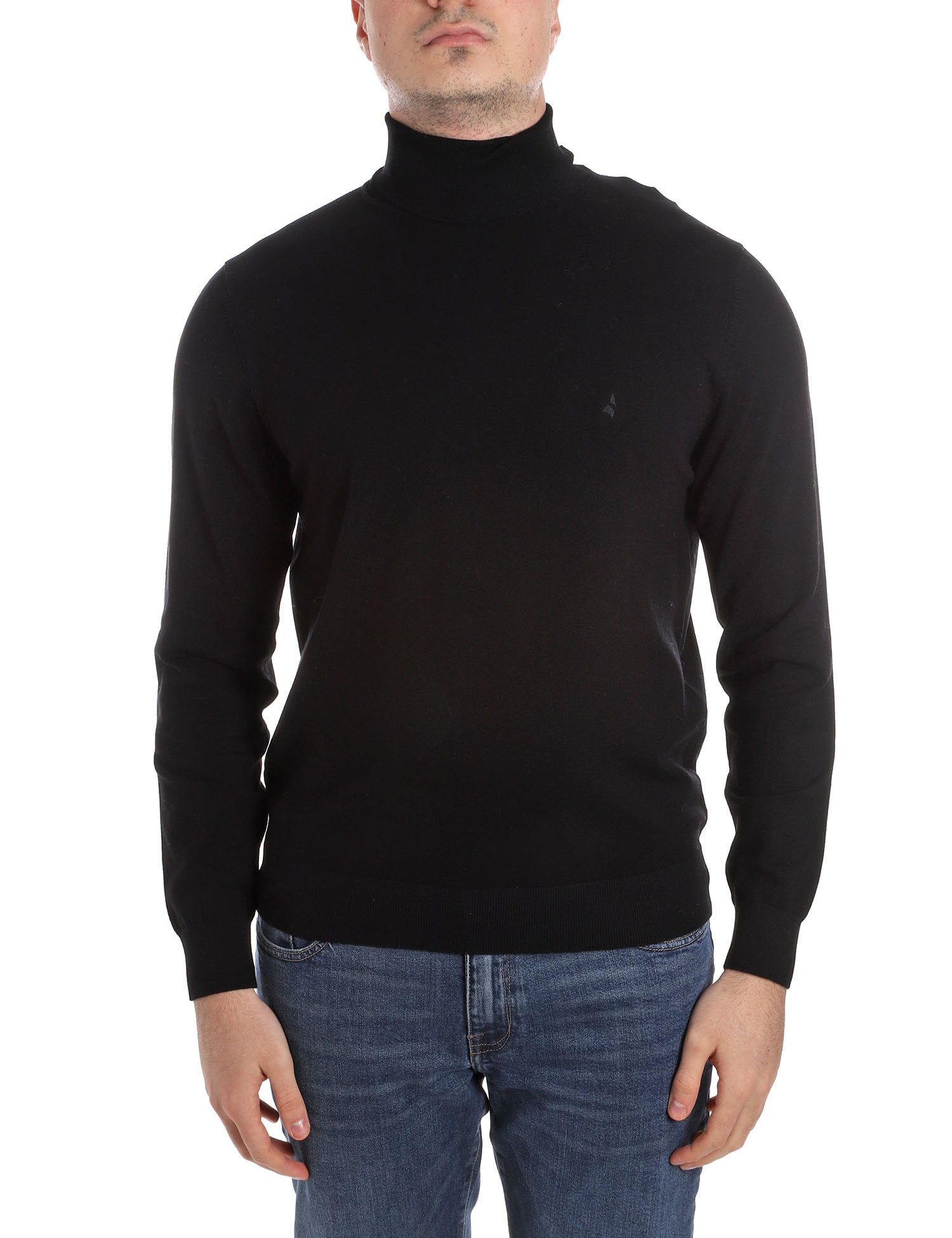 Maglie a collo alto Nero Navigare