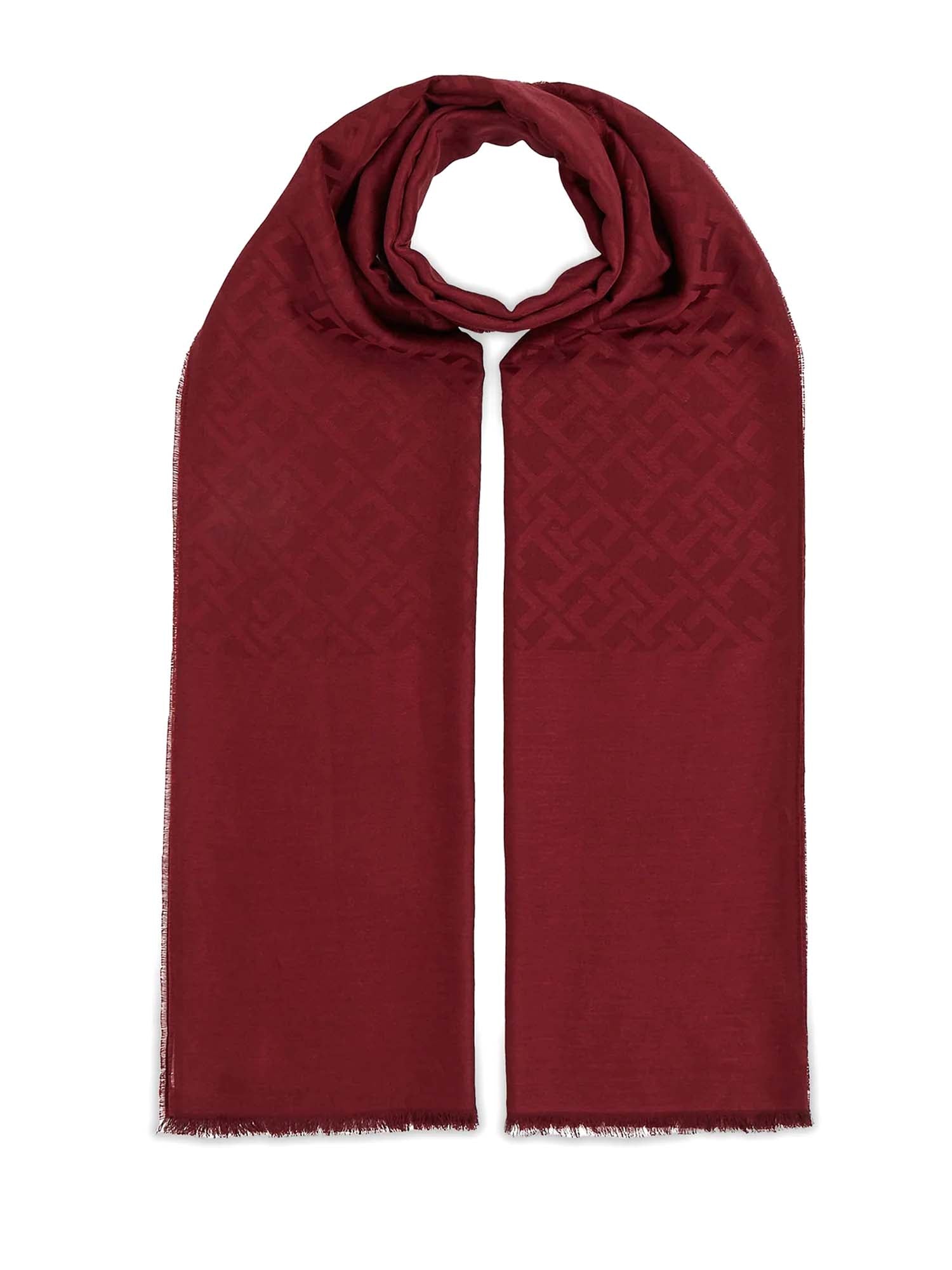 Sciarpe Bordeaux Tommy Hilfiger