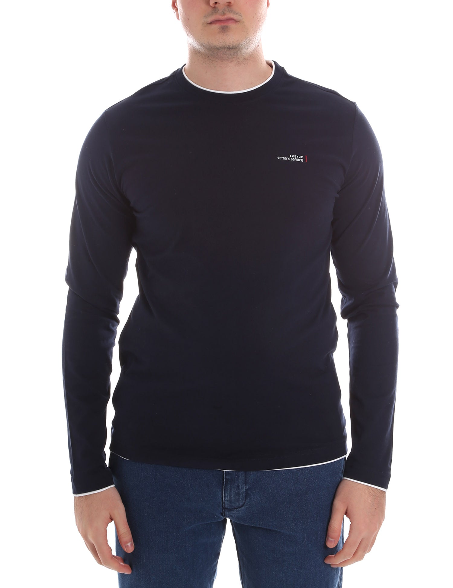 T-shirt Blu Key Up