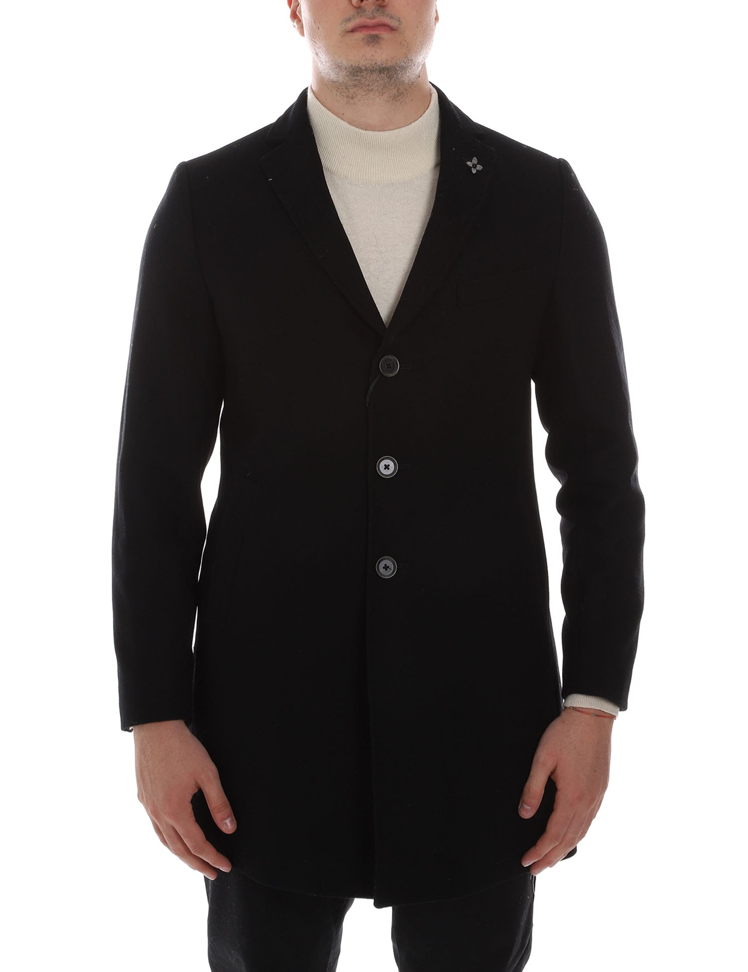 Cappotti Nero Sseinse