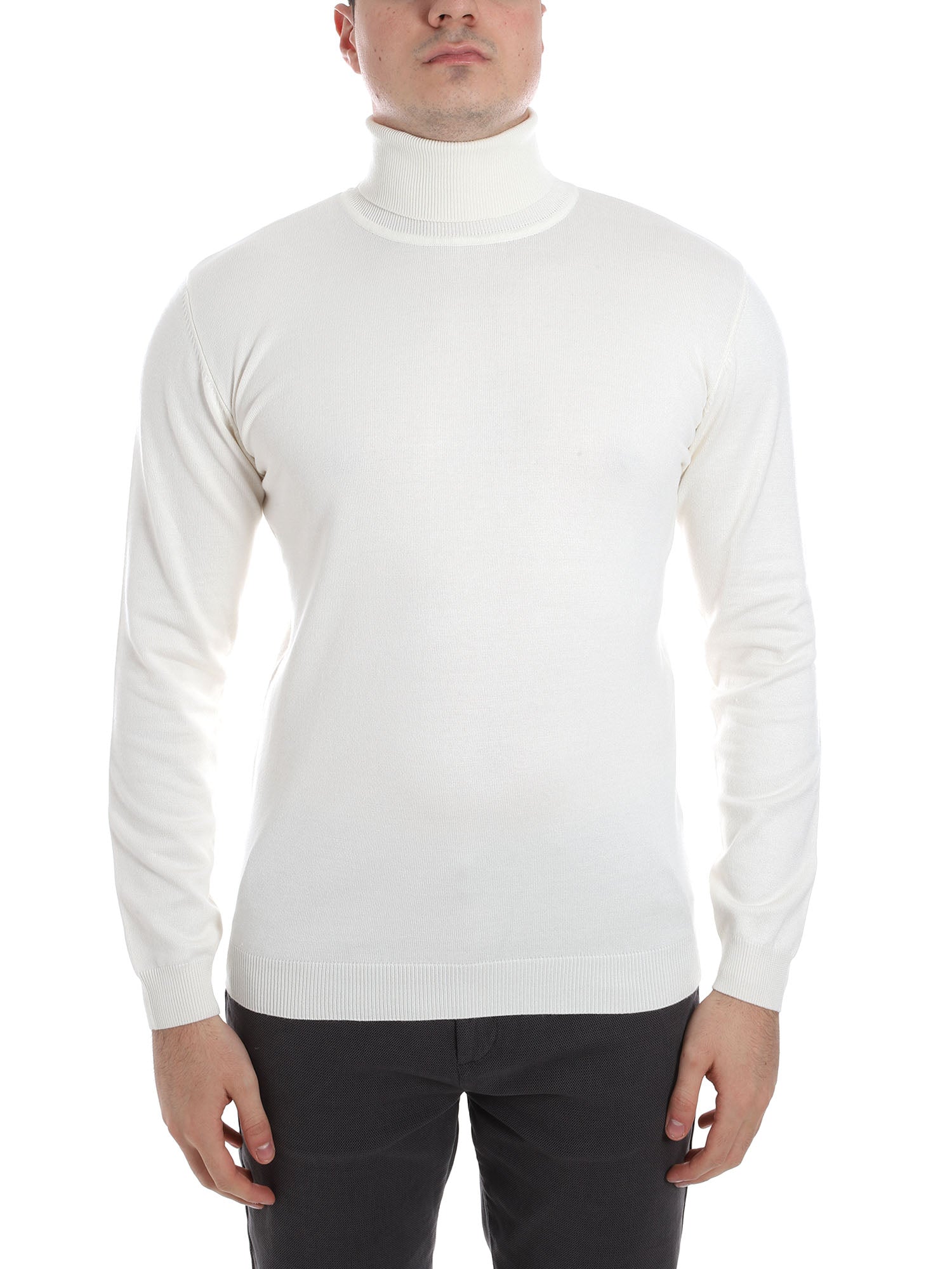 Maglie a collo alto Bianco Sseinse