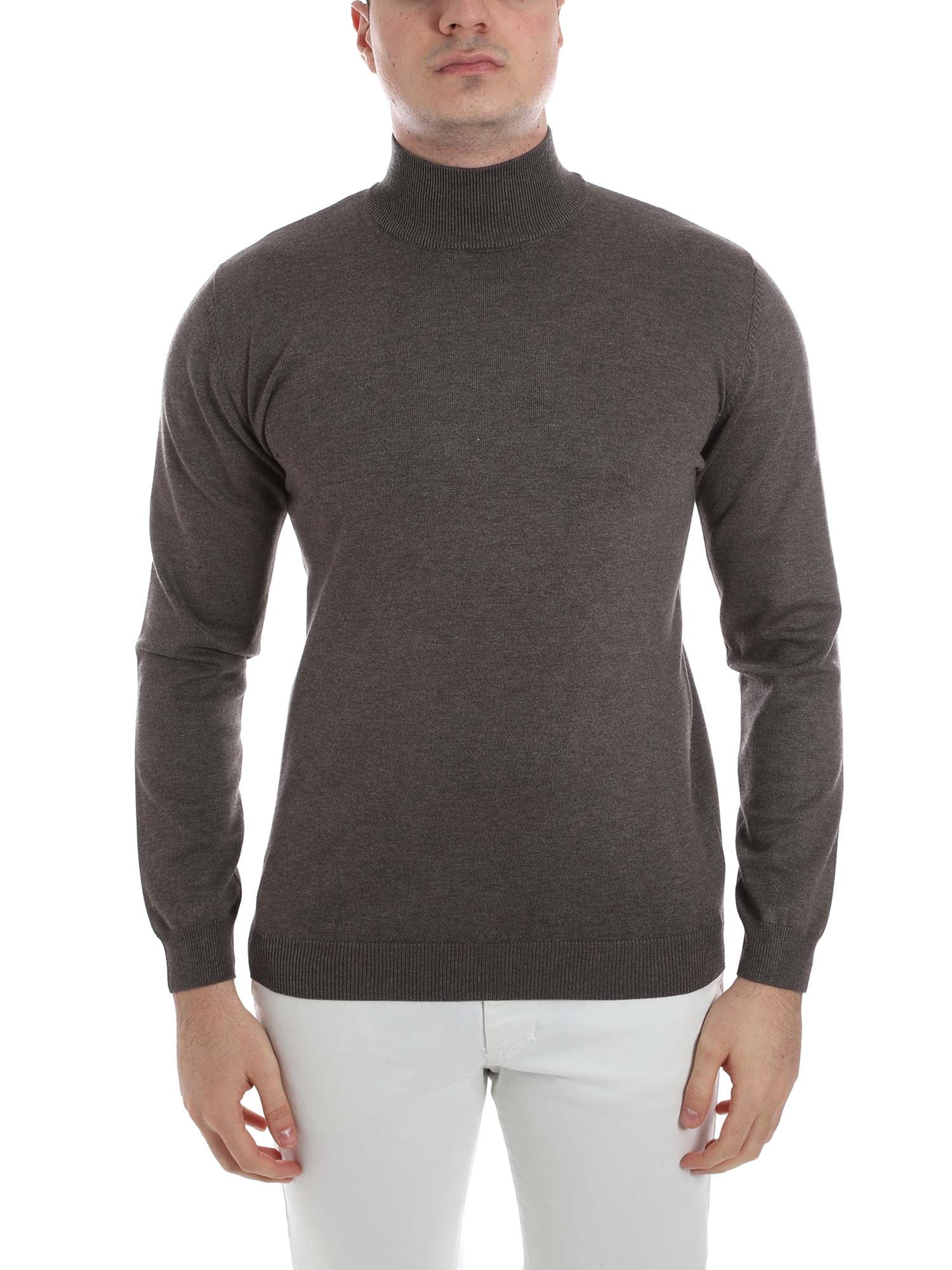 Maglie a collo alto Marrone Sseinse