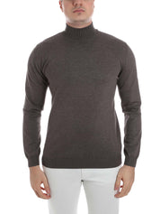 Maglie a collo alto Marrone Sseinse