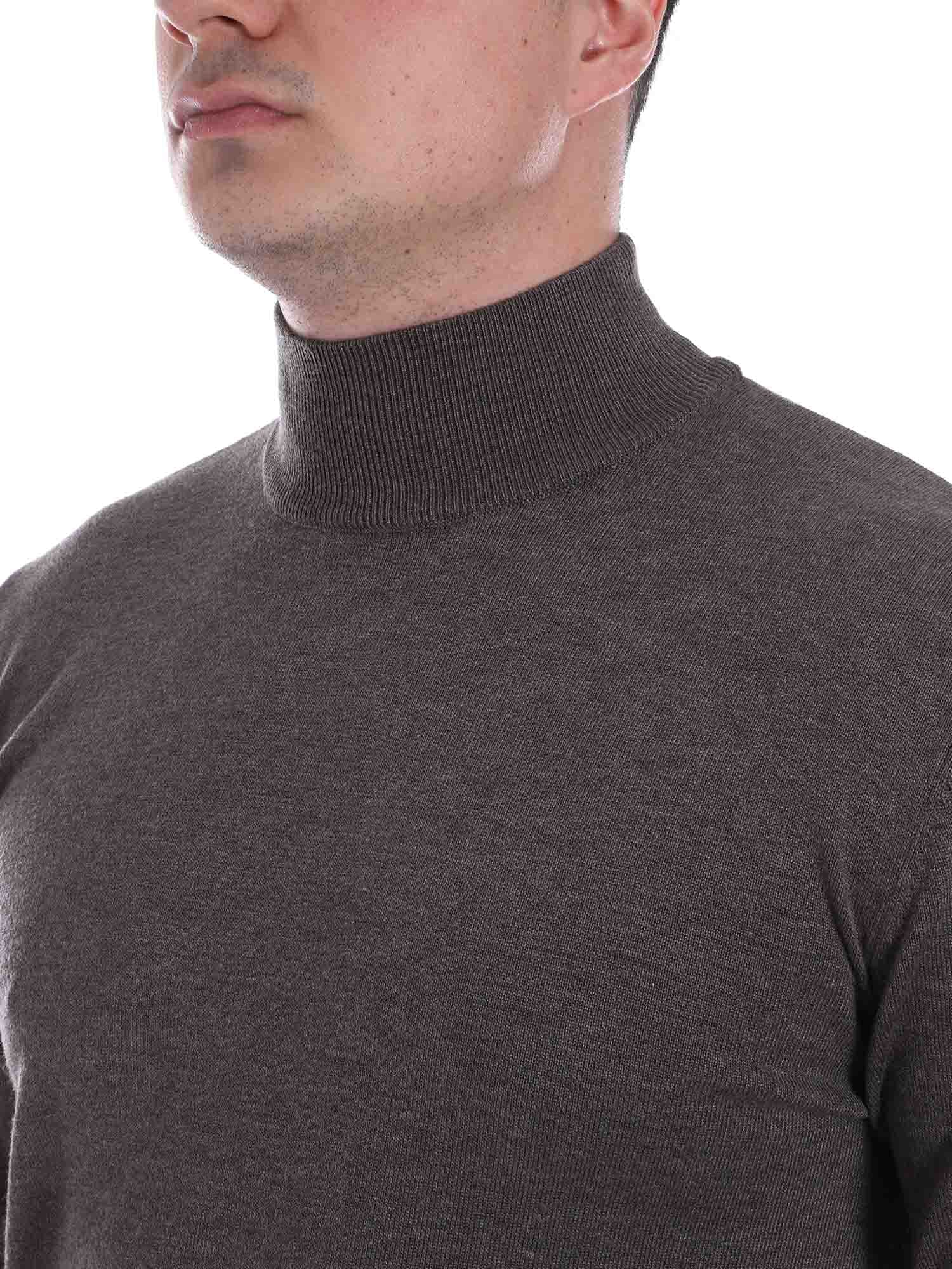 Maglie a collo alto Marrone Sseinse
