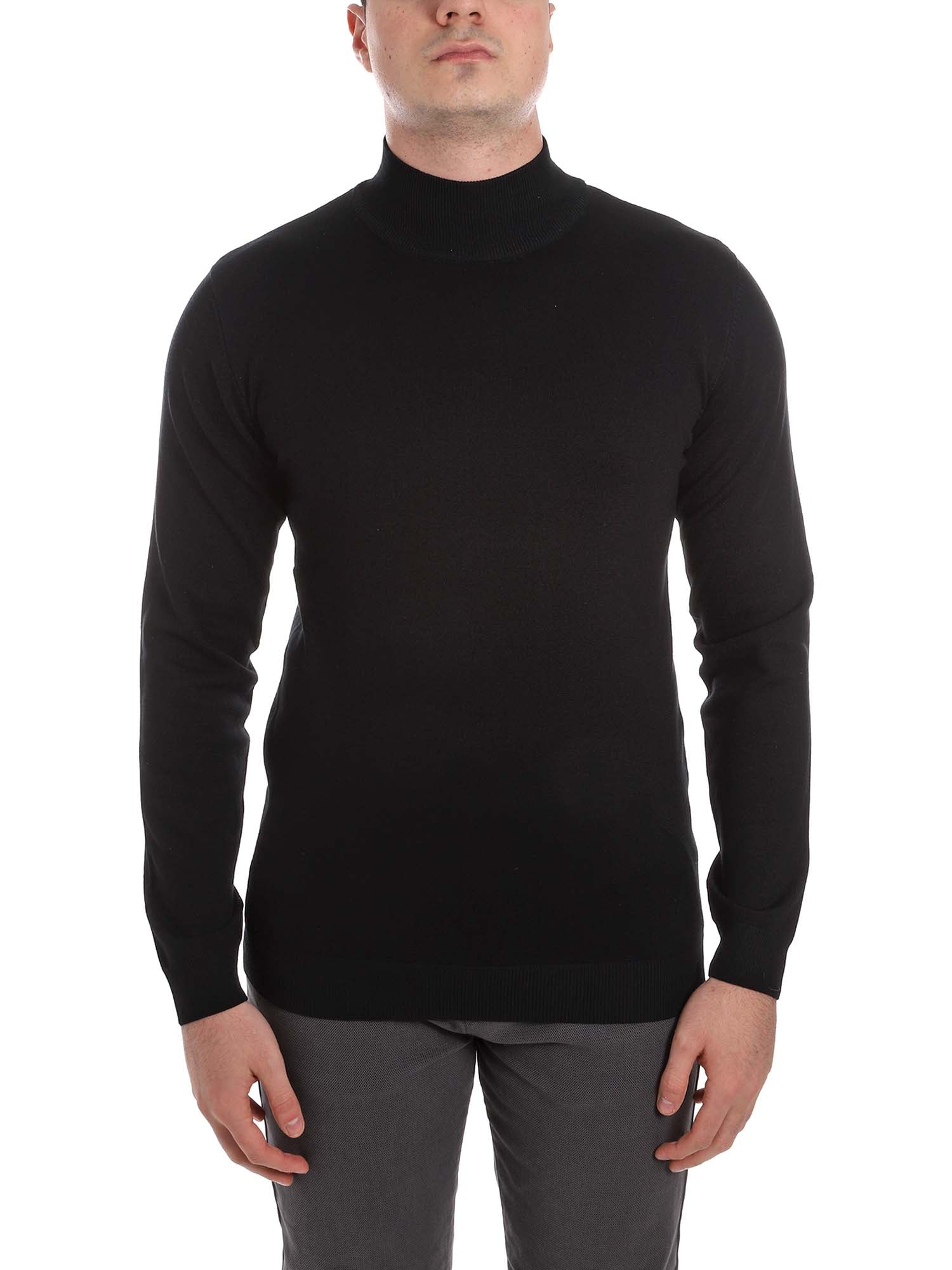 Maglie a collo alto Nero Sseinse