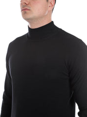 Maglie a collo alto Nero Sseinse