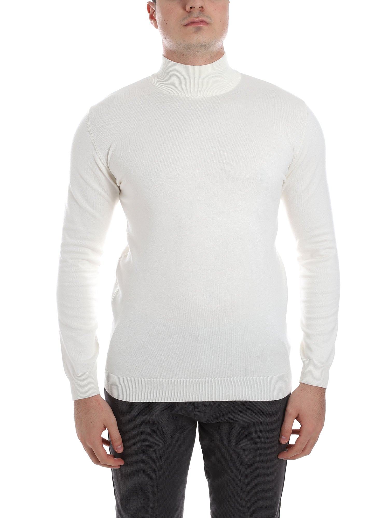 Maglie a collo alto Bianco Sseinse