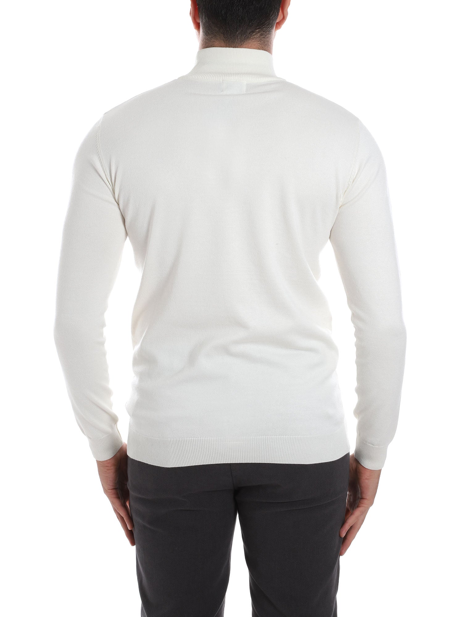 Maglie a collo alto Bianco Sseinse