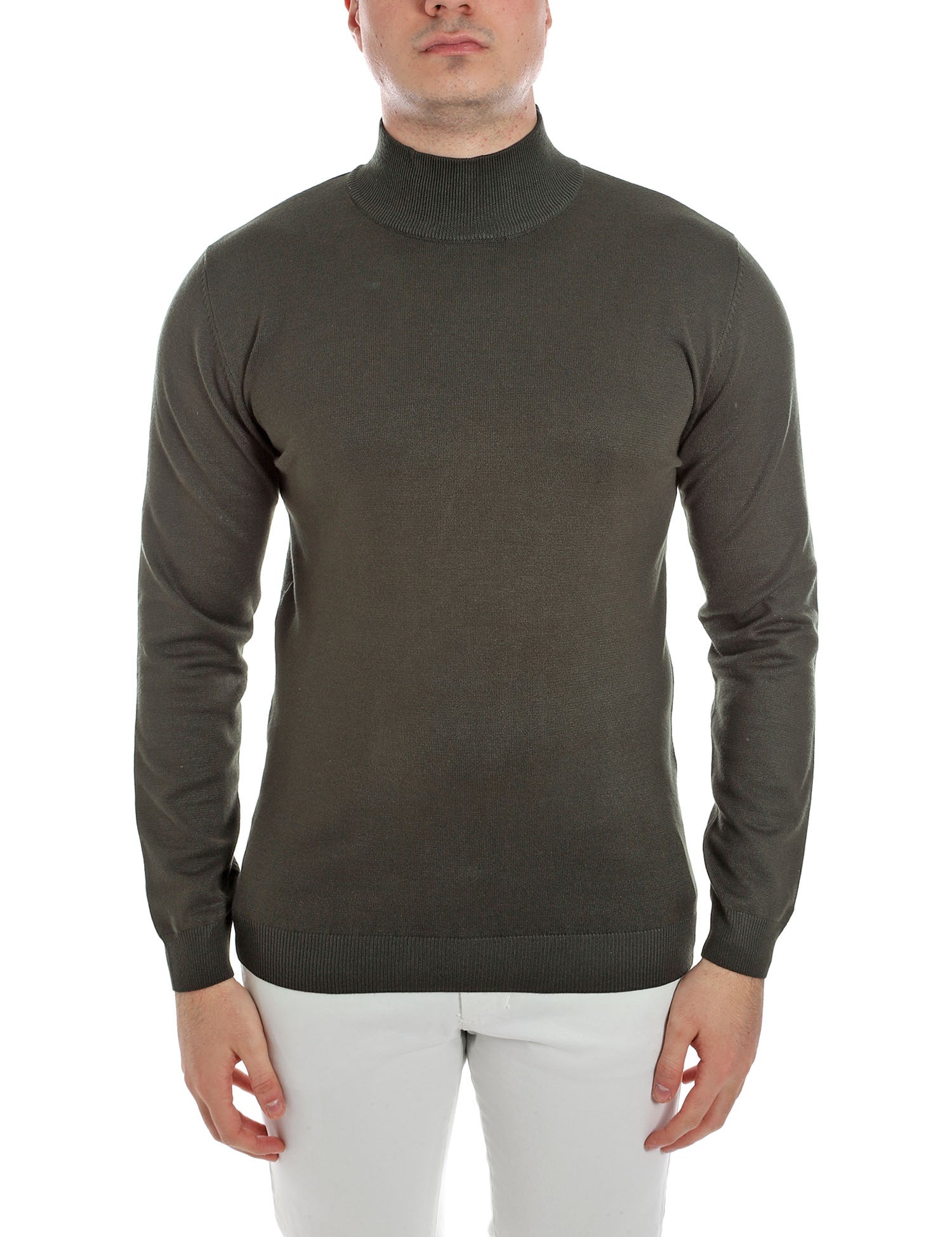 Maglie a collo alto Verde Sseinse