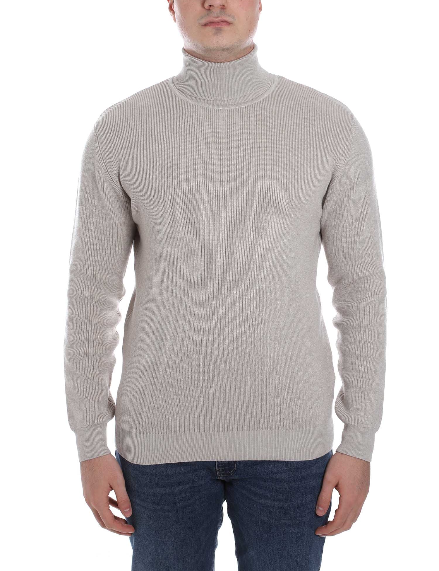 Maglie a collo alto Beige Sseinse