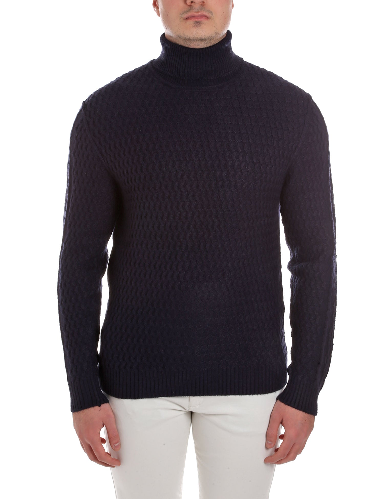 Maglie a collo alto Blu Sseinse