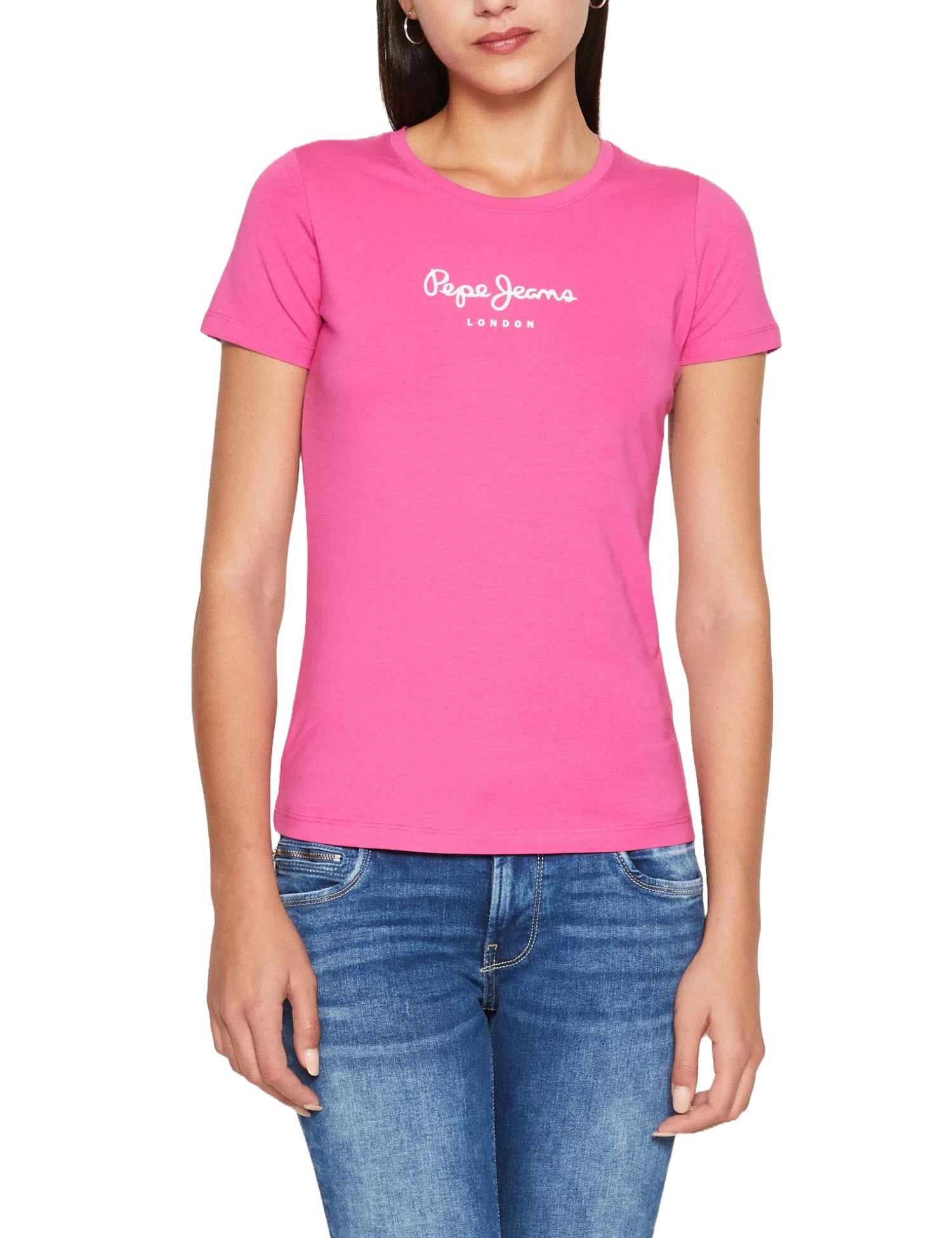 T-shirt Fucsia Pepe Jeans