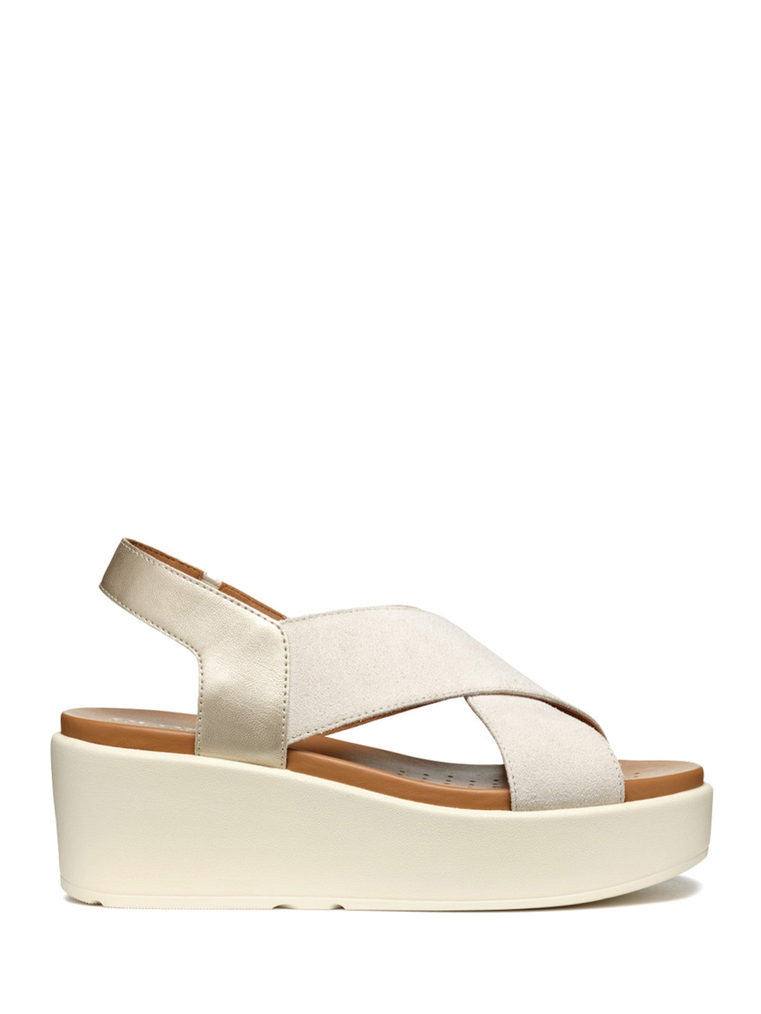 Sandali zeppa Beige Geox