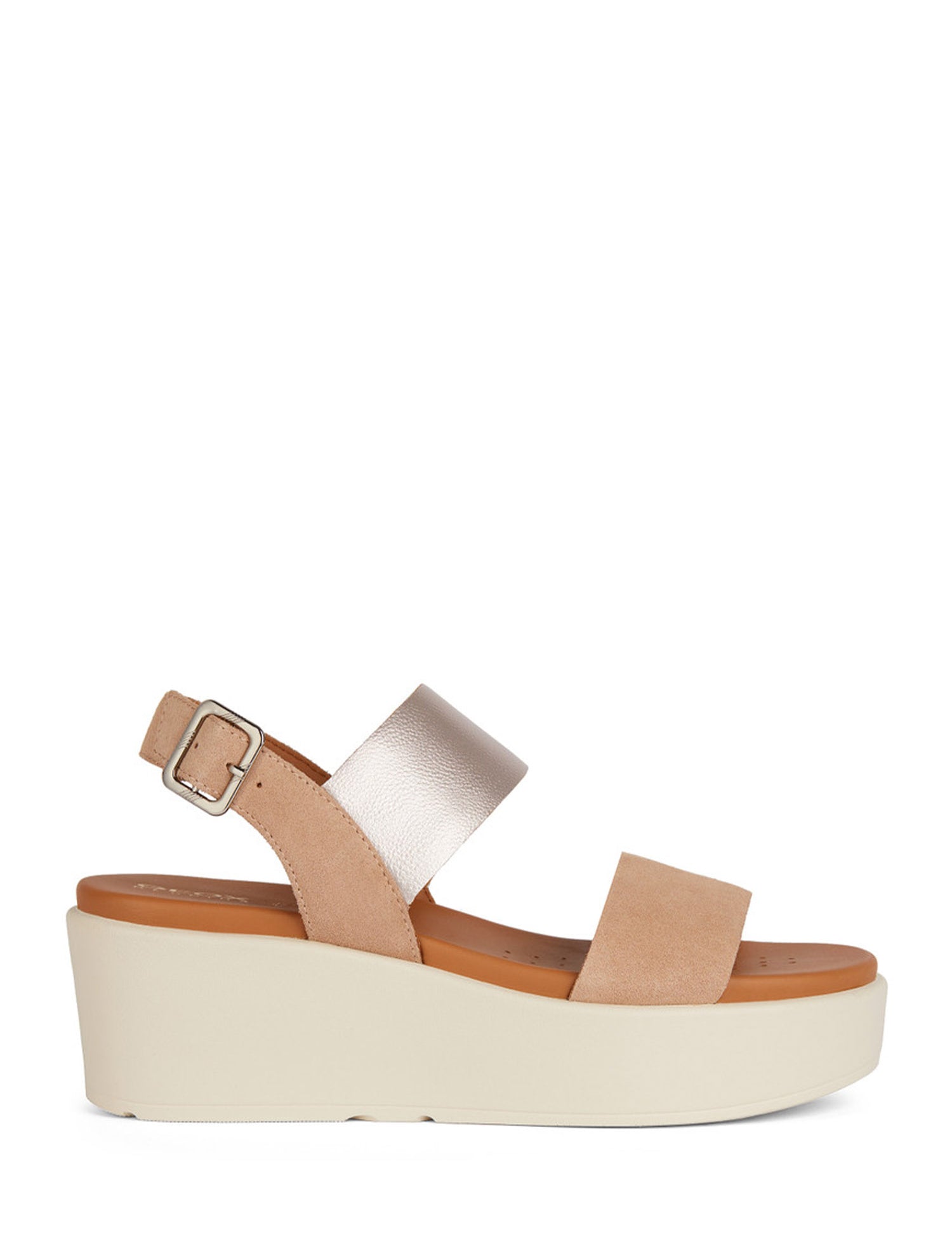 Sandali zeppa Beige Geox