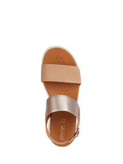 Sandali zeppa Beige Geox