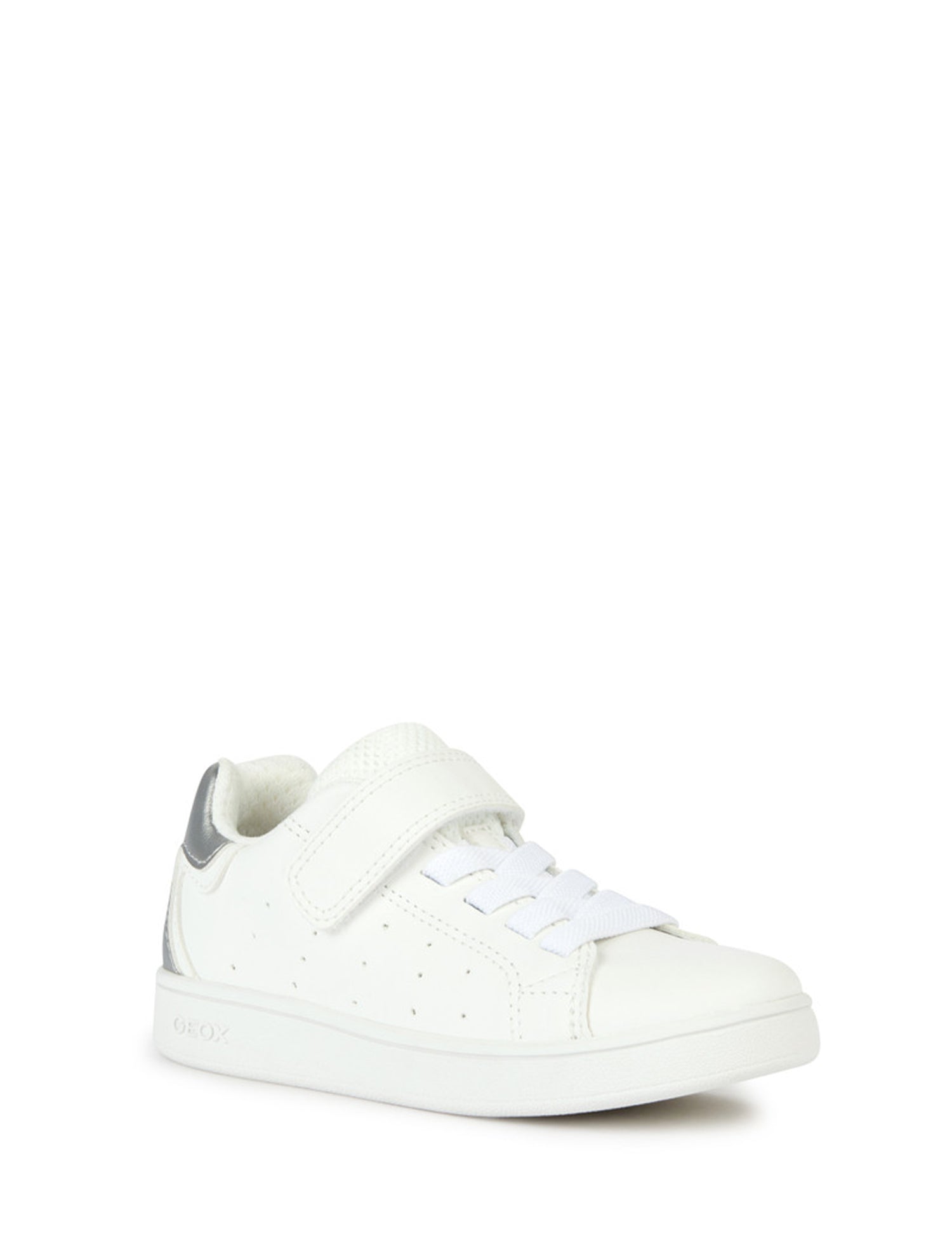 Scarpe con strappi Bianco Argento Geox