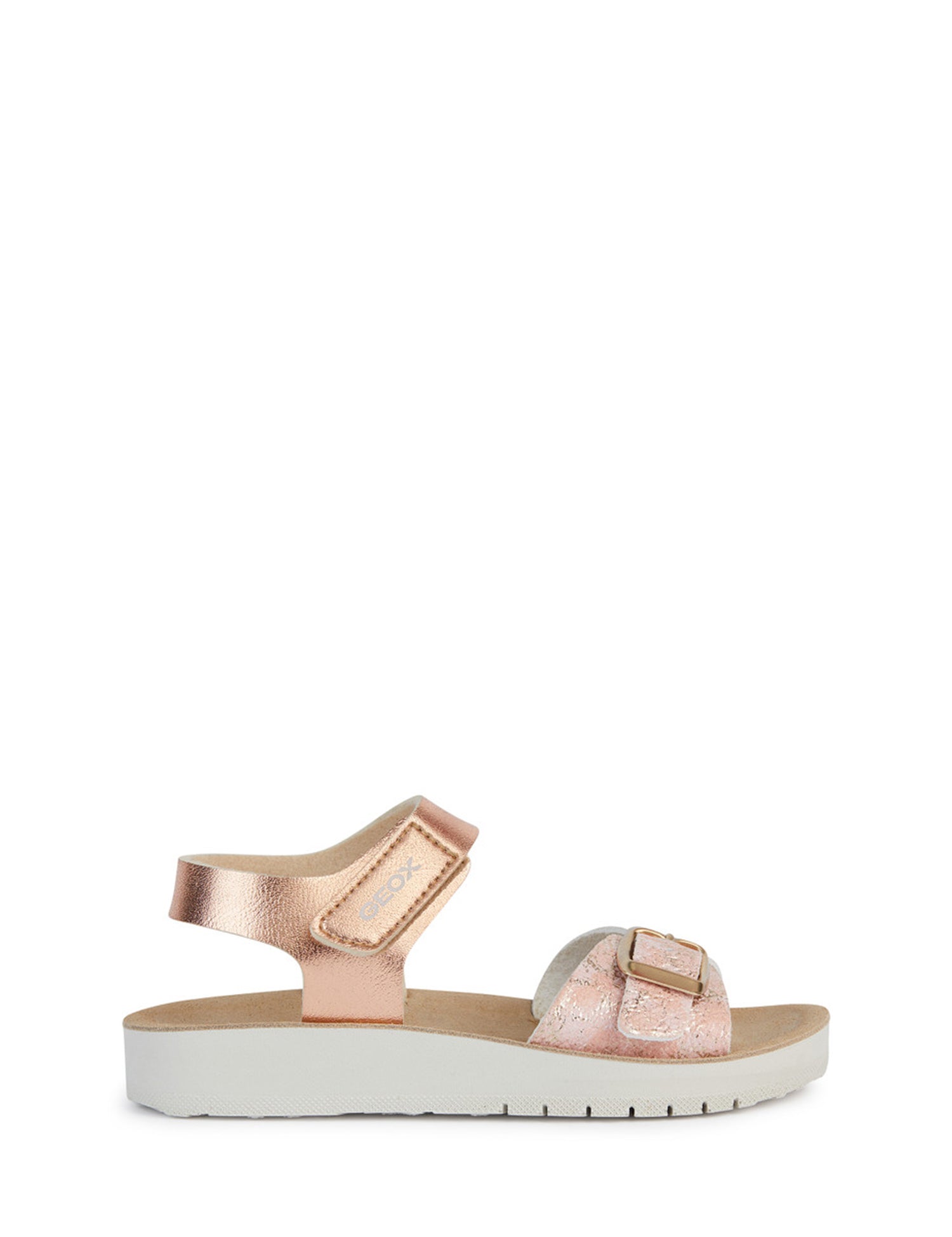 Sandali con strappi Rosa Geox