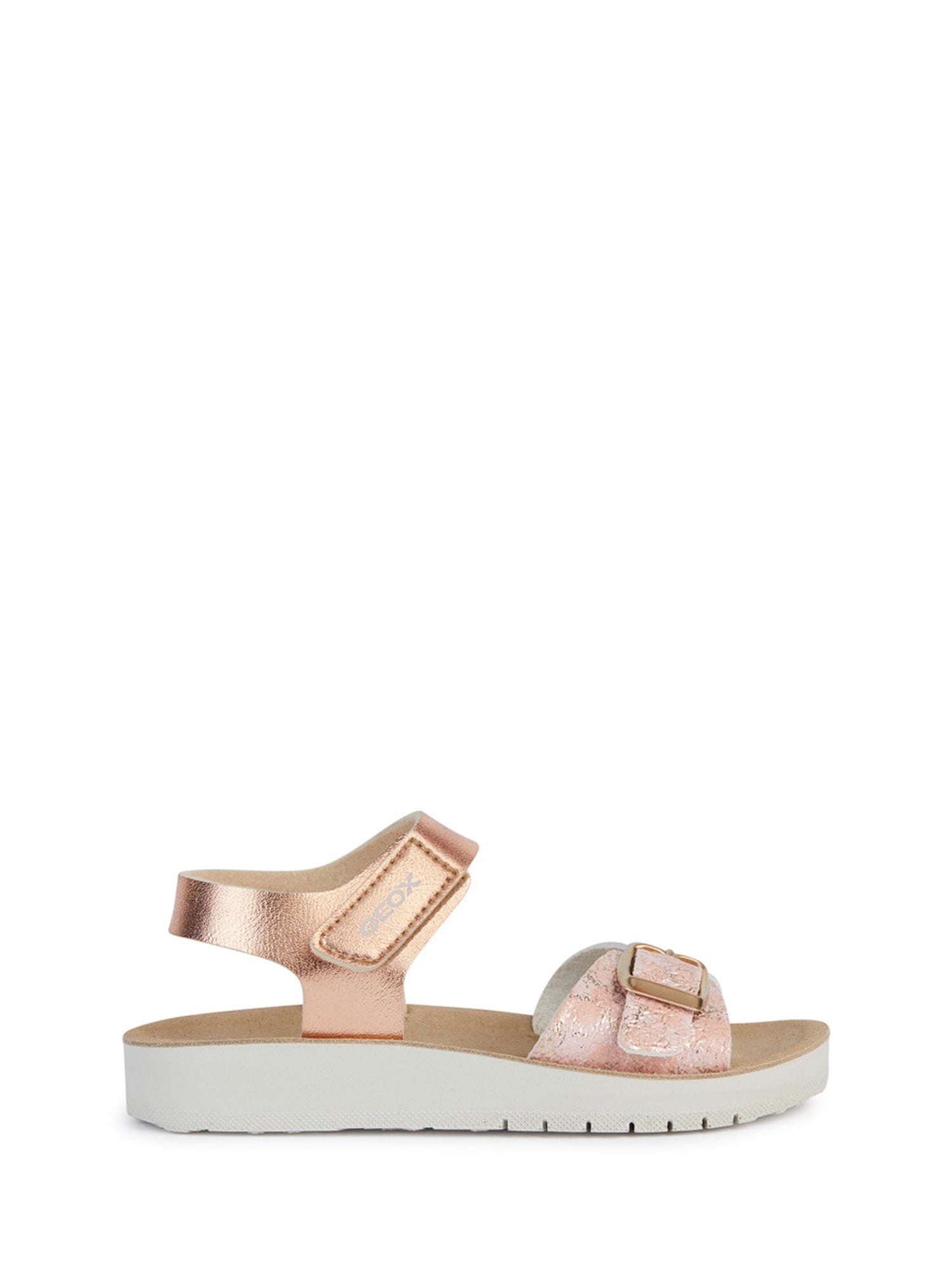 Sandali con strappi Rosa Geox