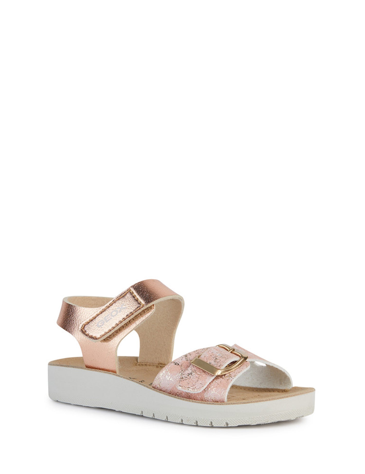 Sandali con strappi Rosa Geox