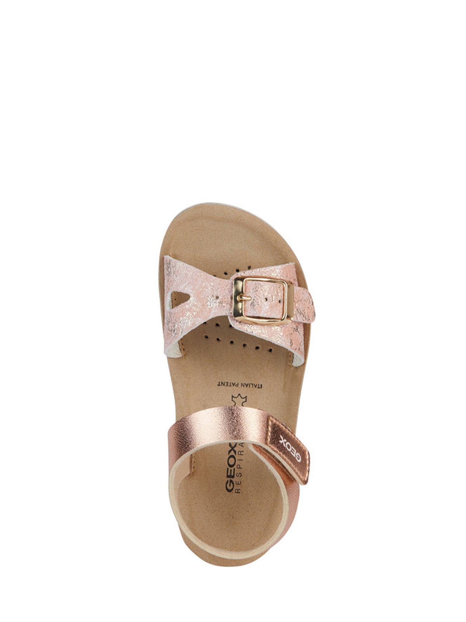 Sandali con strappi Rosa Geox