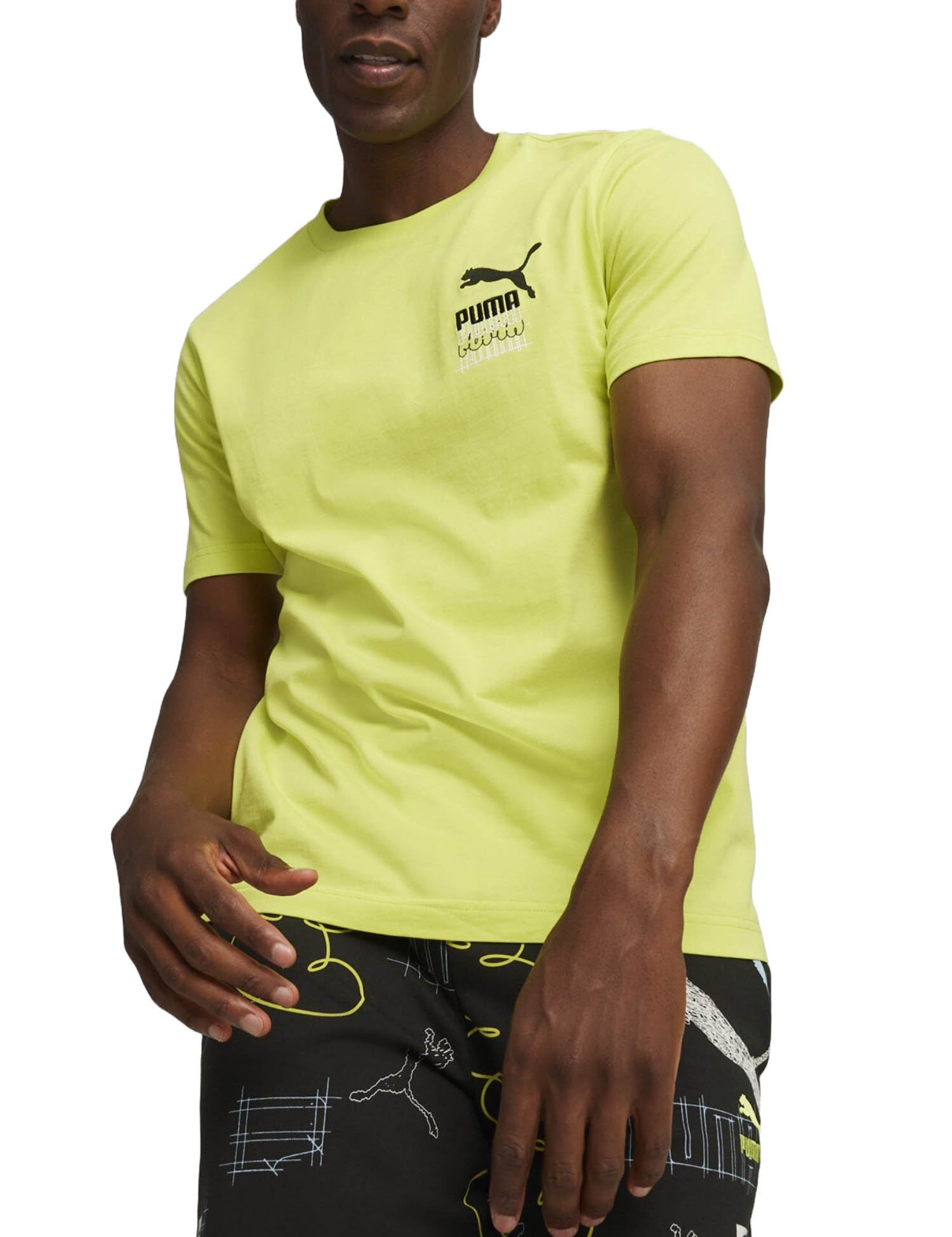 T-shirt Giallo Puma
