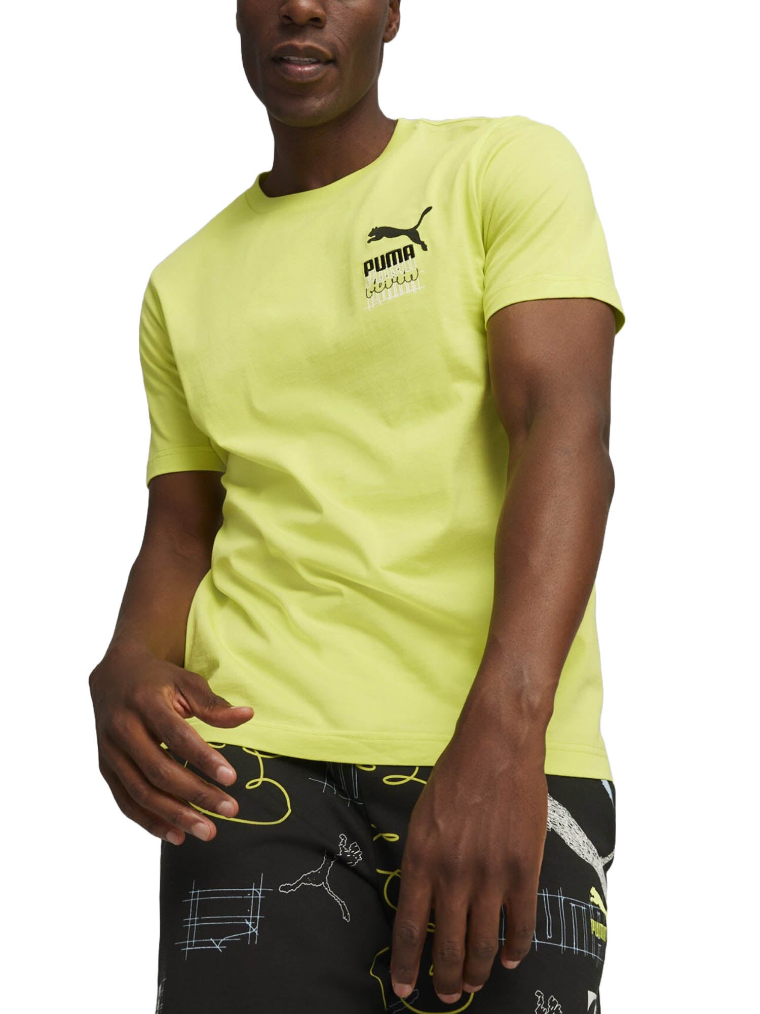 T-shirt Giallo Puma