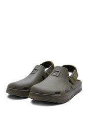 Sandali con strappi Verde Puma