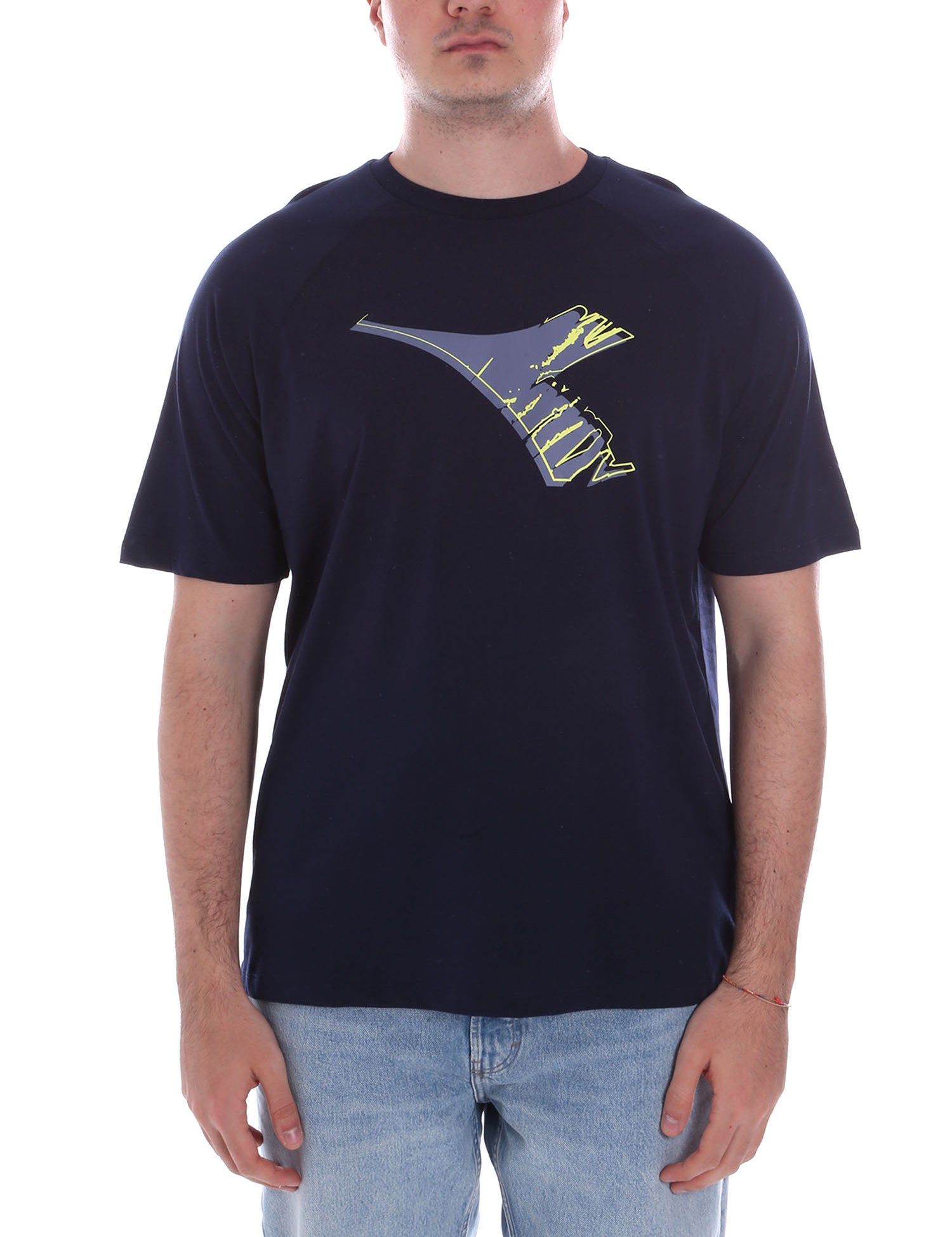 T-shirt Blu Diadora