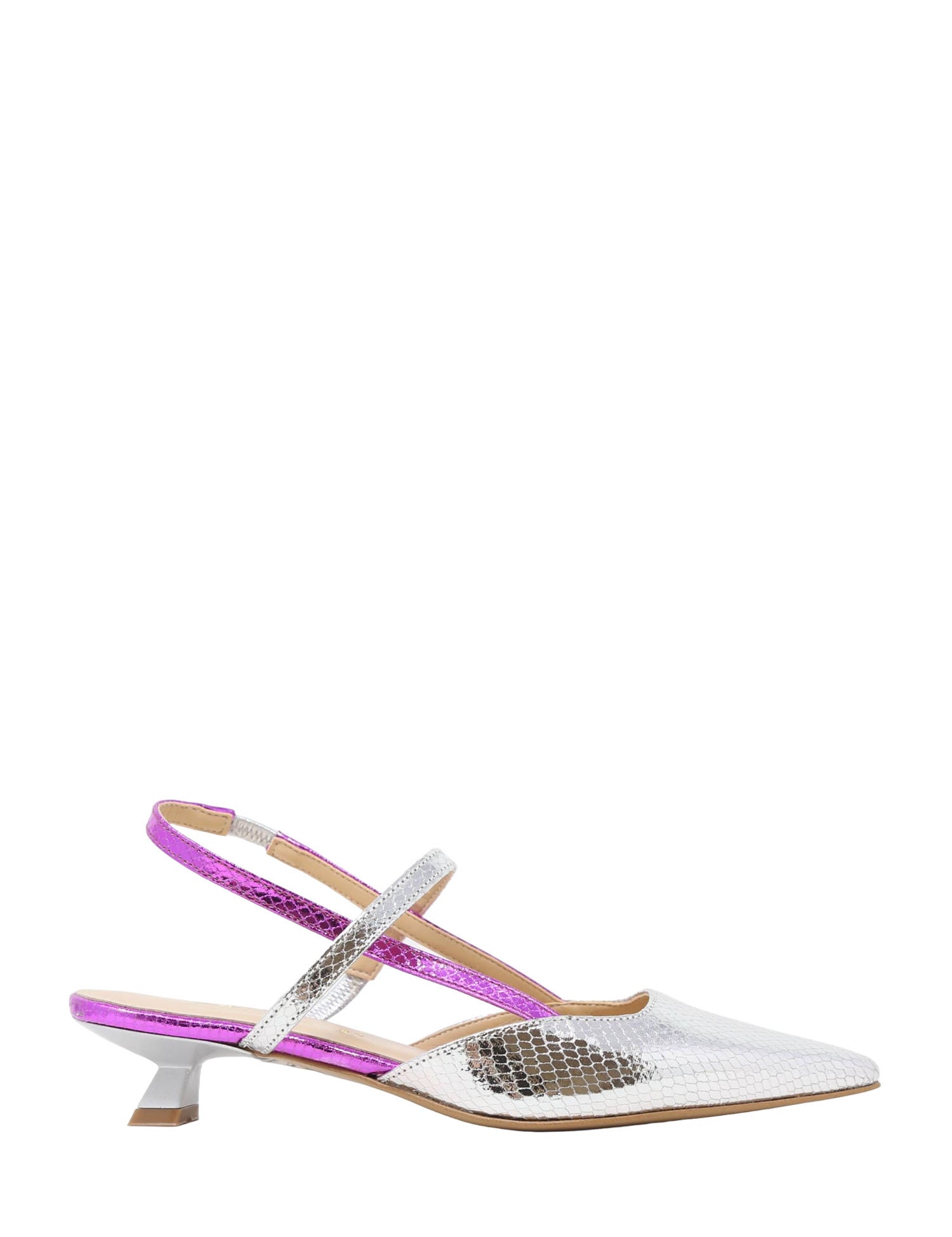 Decolleté Argentato Grace Shoes