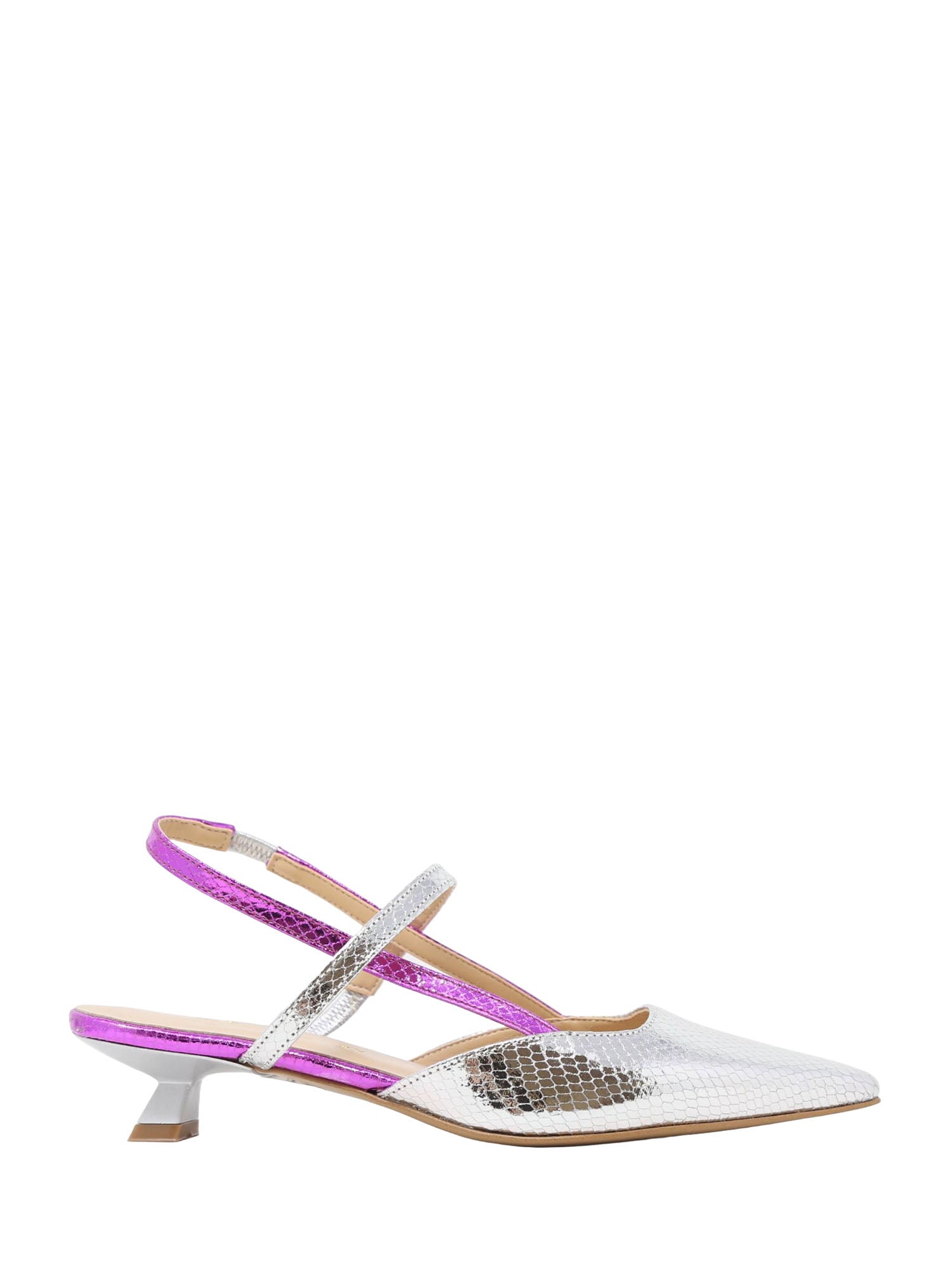 Decolleté Argentato Grace Shoes