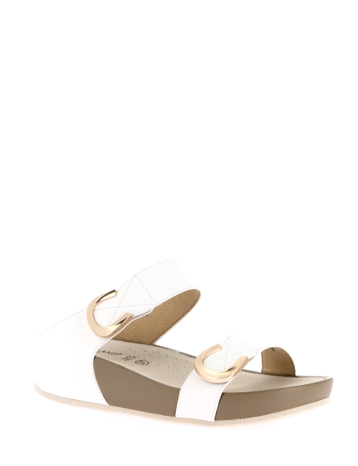Sandali zeppa Bianco Grunland