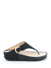 Sandali zeppa Nero Grunland