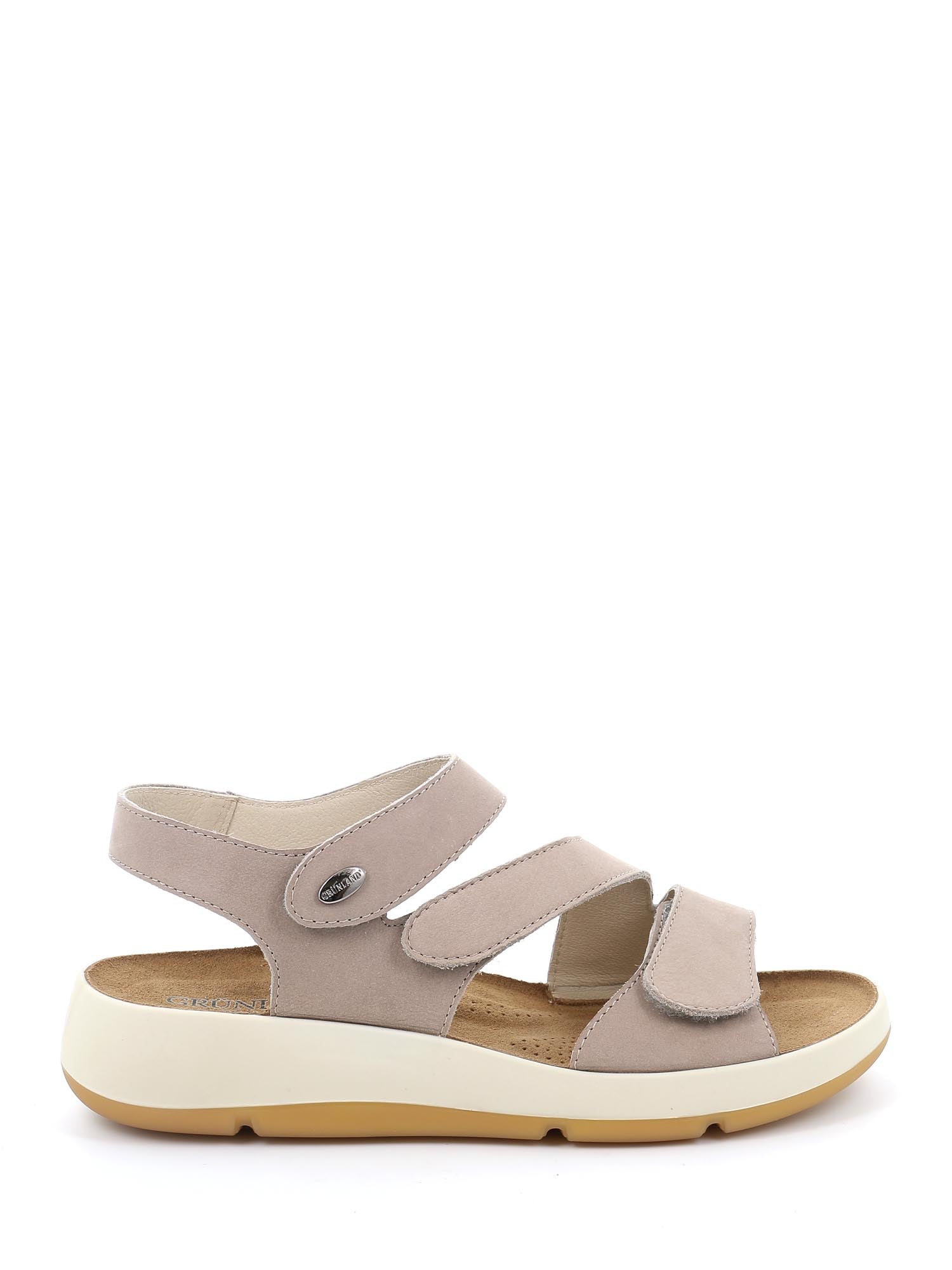 Sandali con strappi Grigio Grunland
