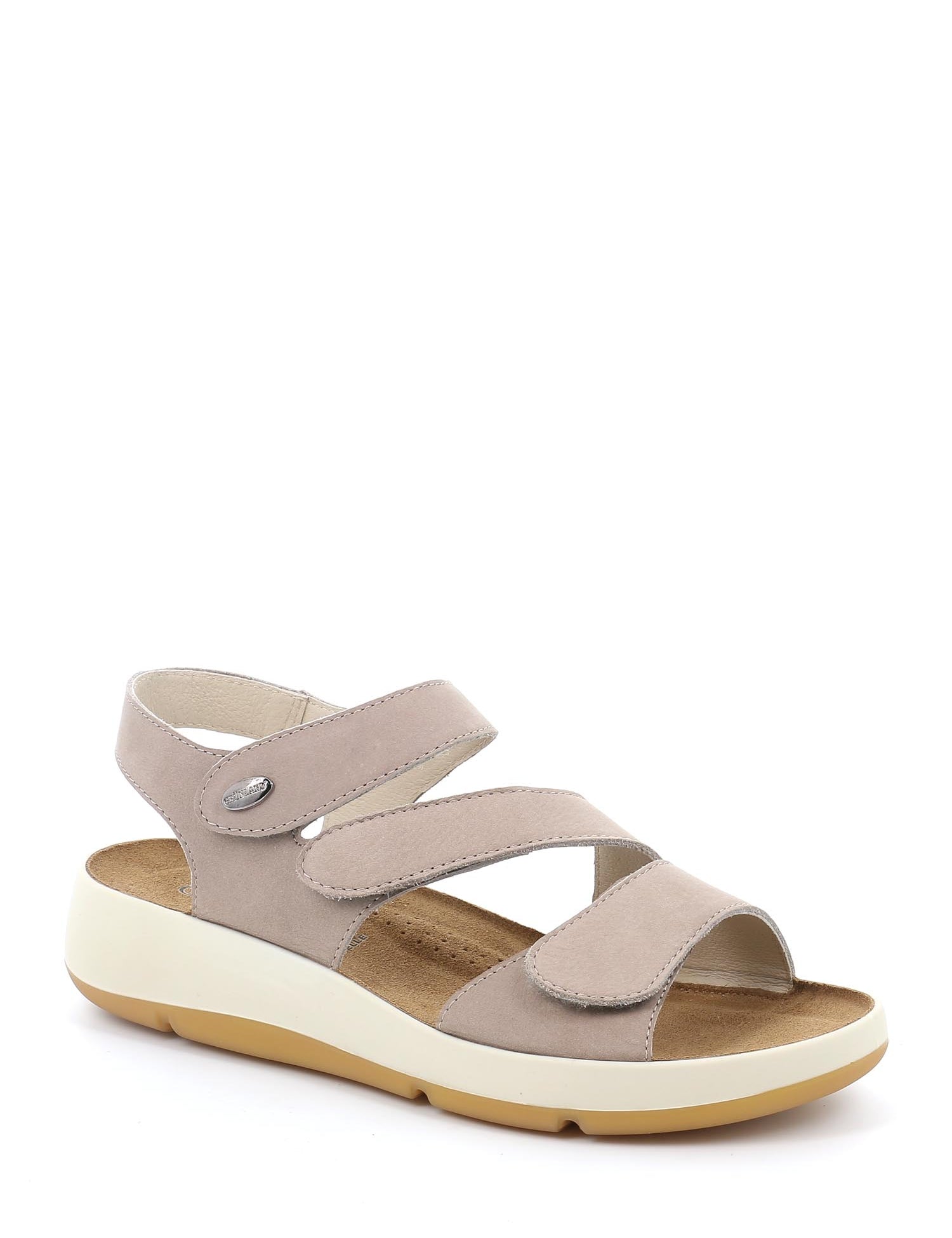 Sandali con strappi Grigio Grunland