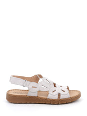 Sandali con strappi Bianco Grunland