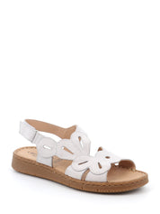 Sandali con strappi Bianco Grunland