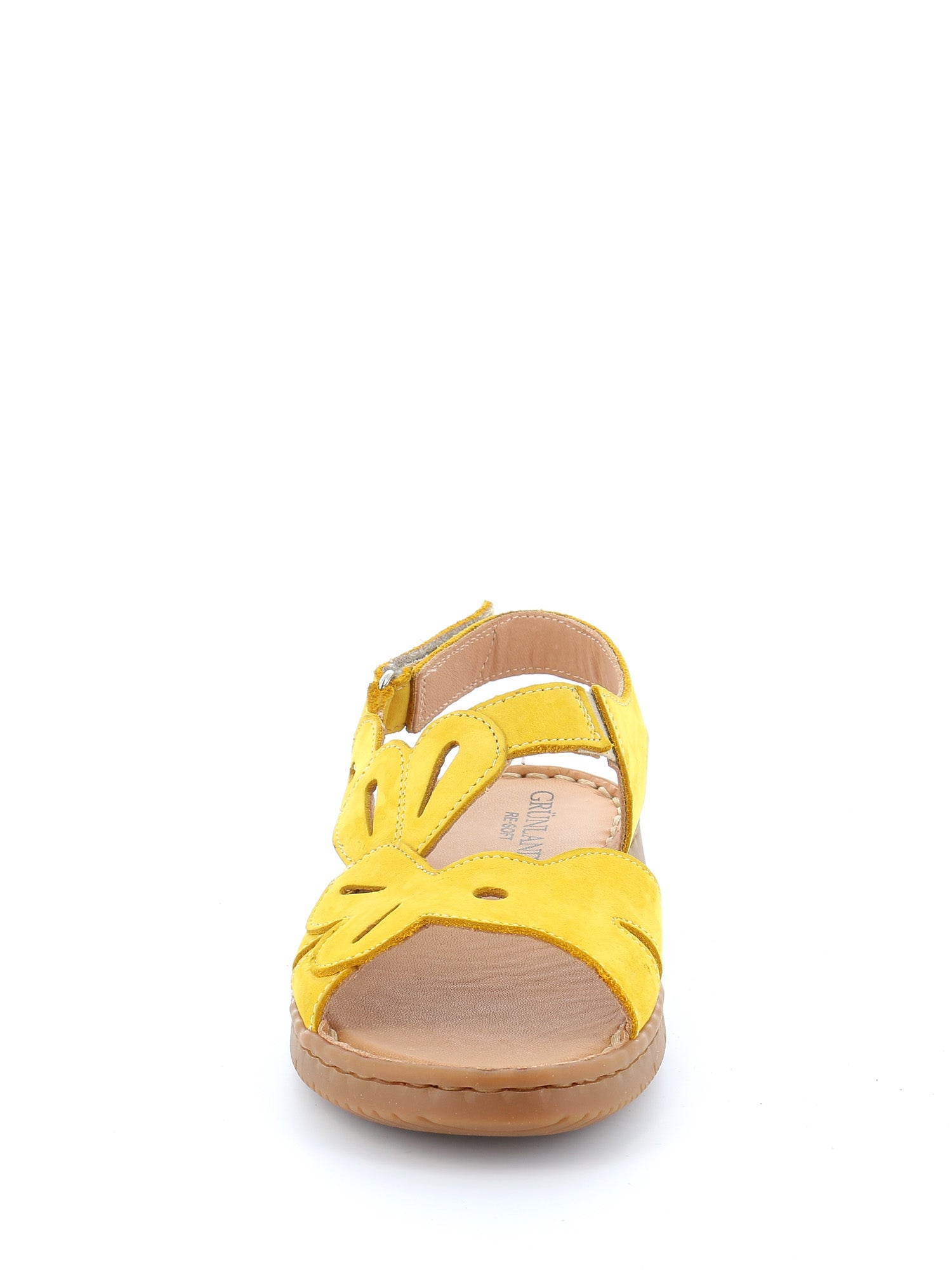 Sandali con strappi Giallo Grunland