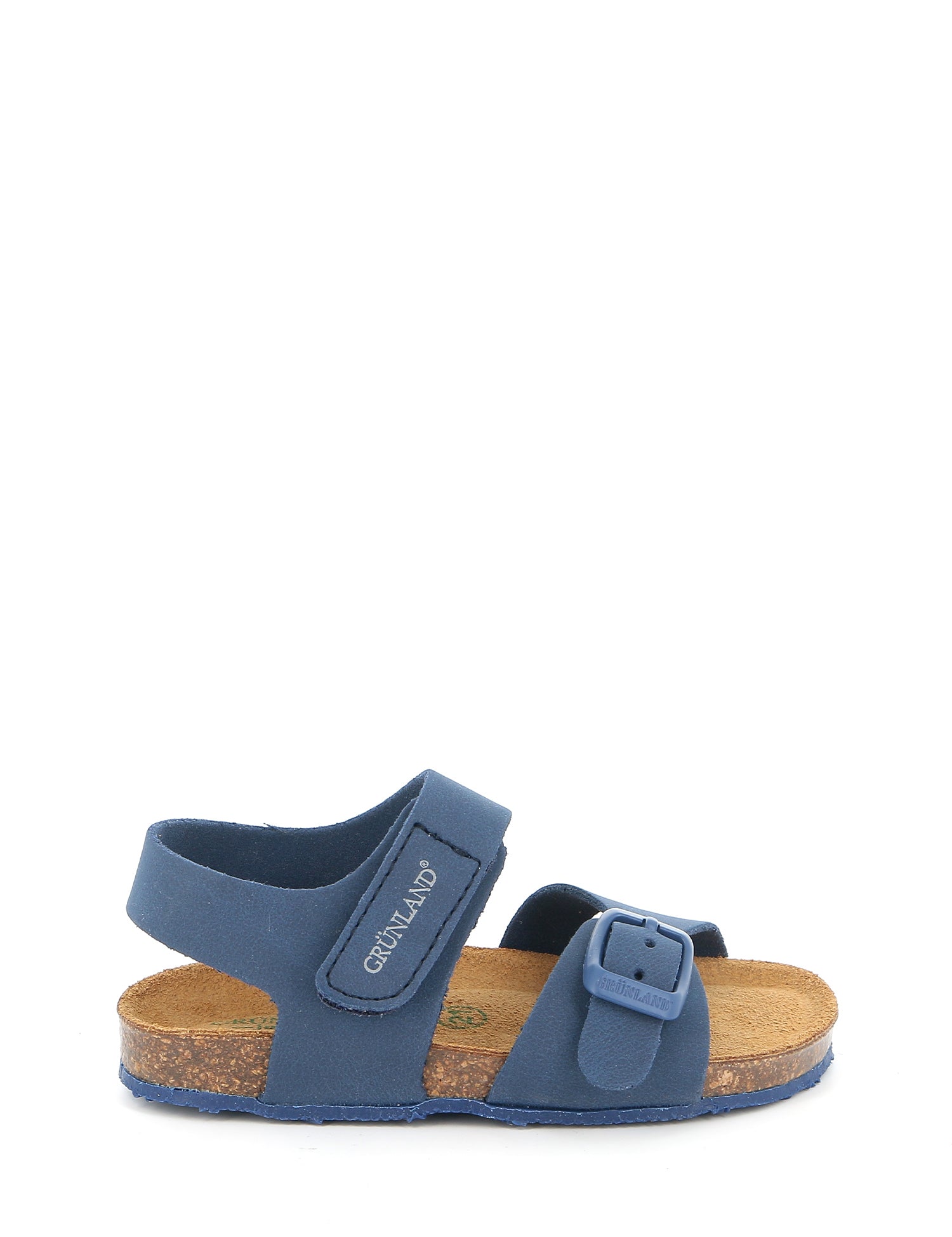 Sandali con strappi Blu Grunland Junior