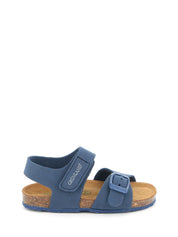 Sandali con strappi Blu Grunland Junior